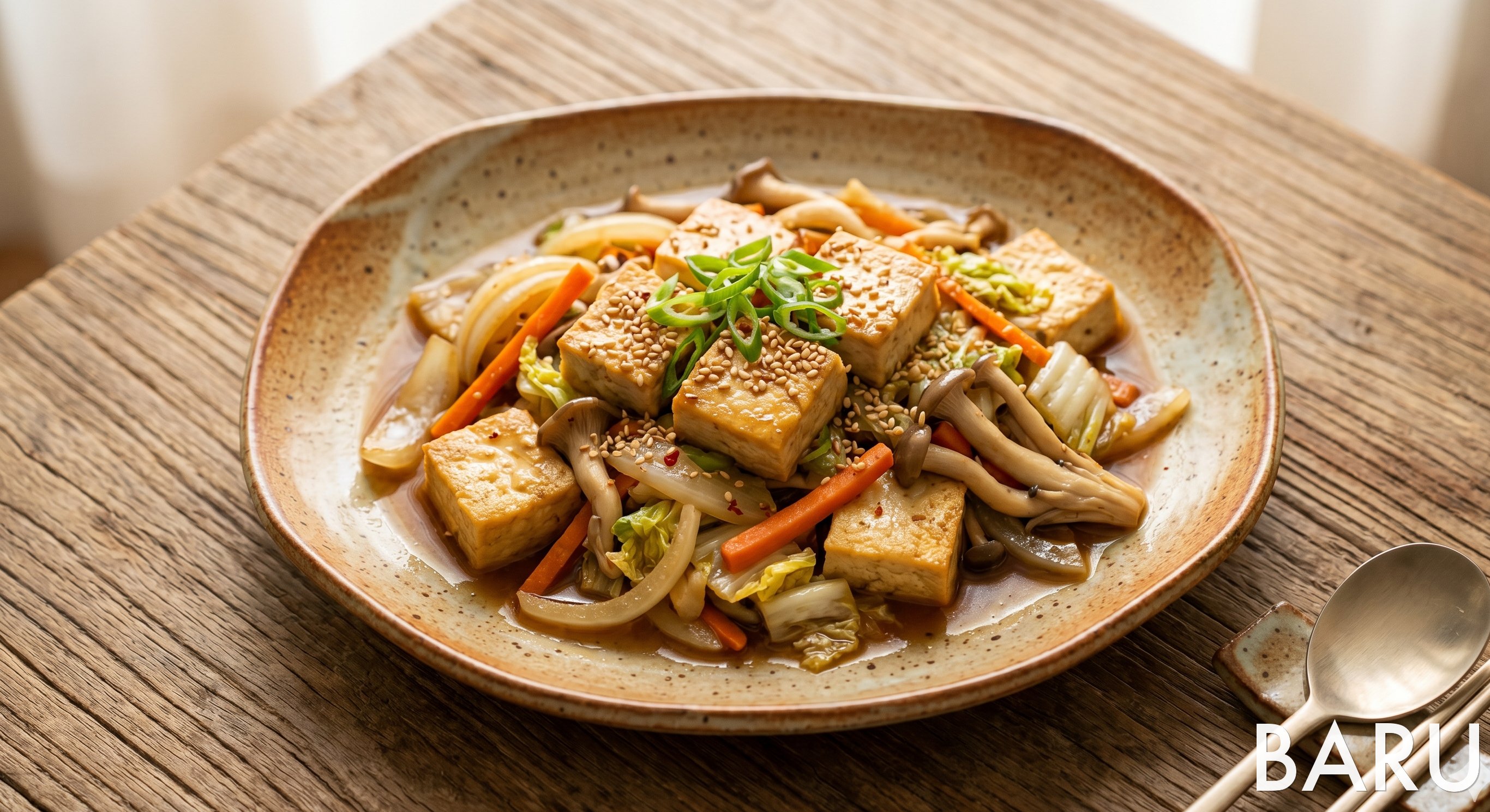 Stir-fried Tofu with Vegetables (두부야채볶음)