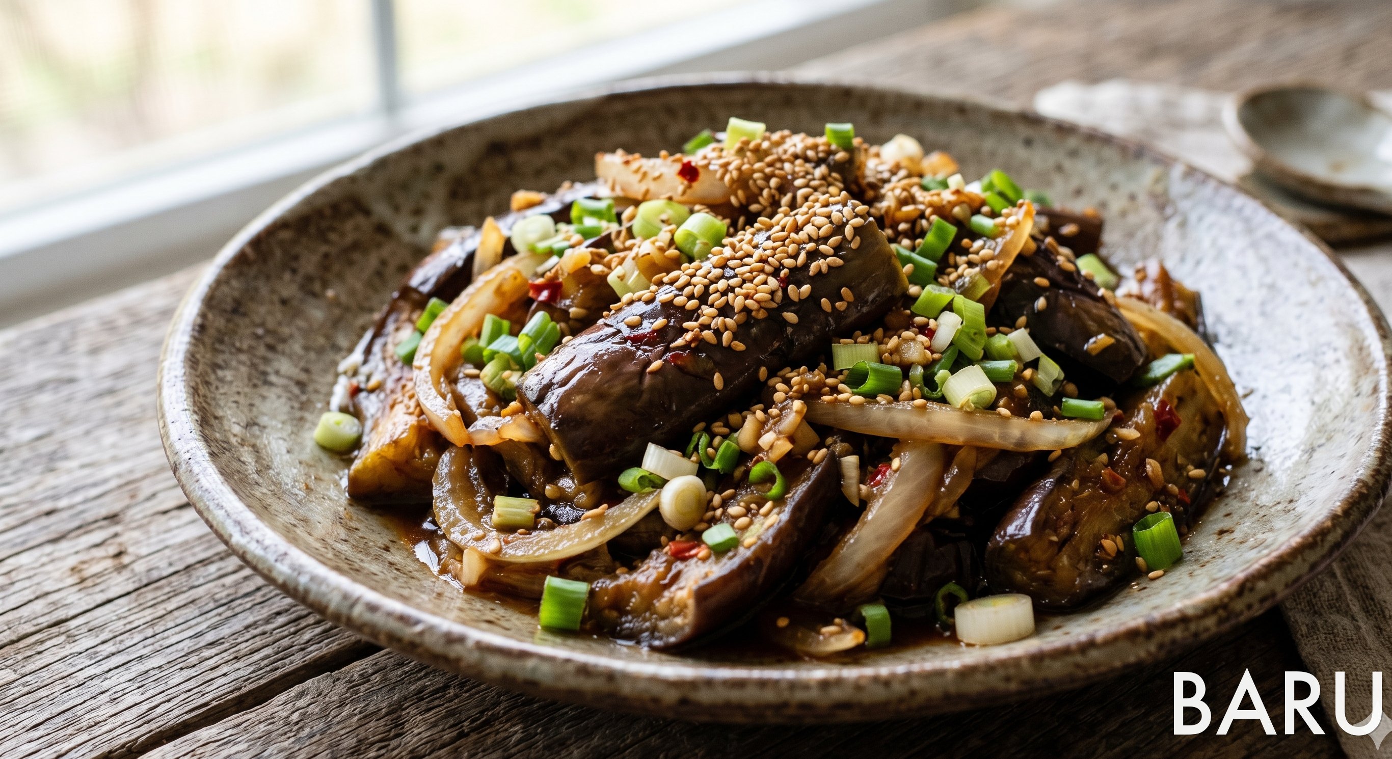Soy-Braised Stir-Fried Eggplant (가지볶음)