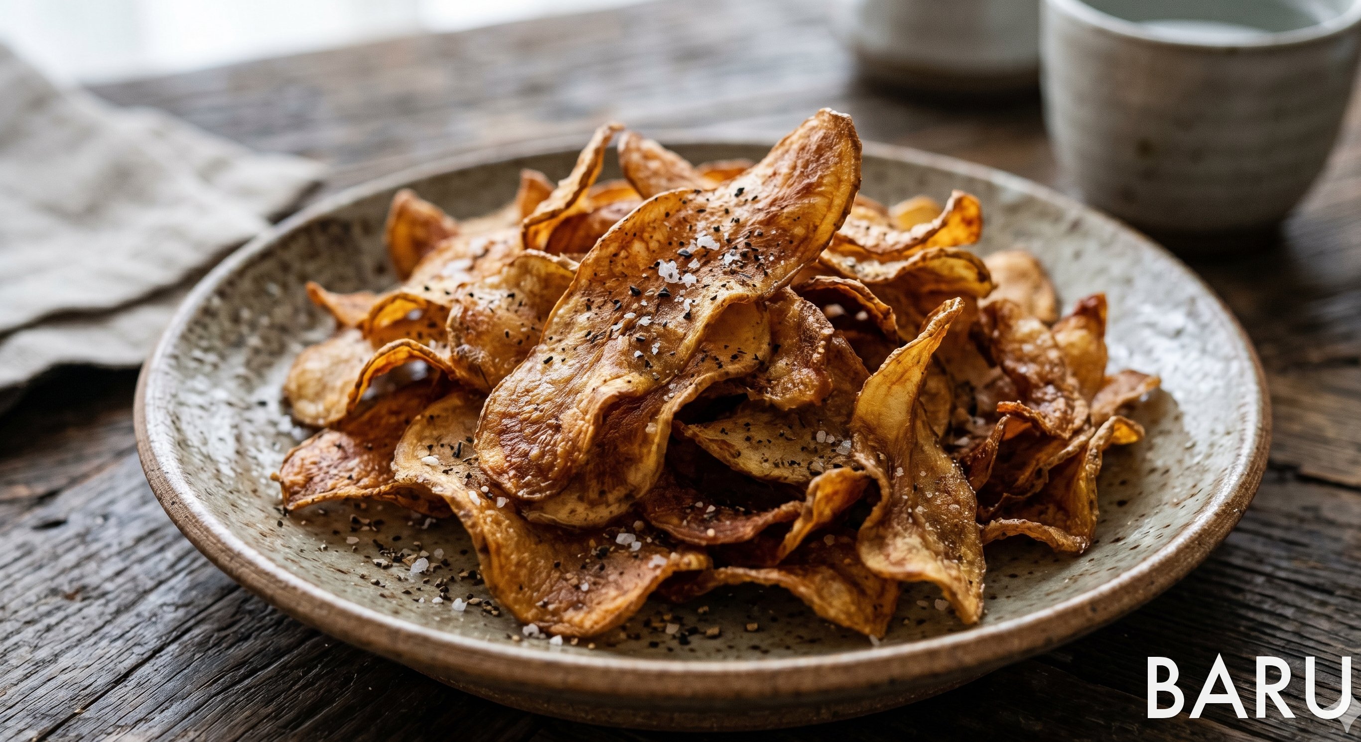 Crispy Potato Peel Chips (감자껍질칩)