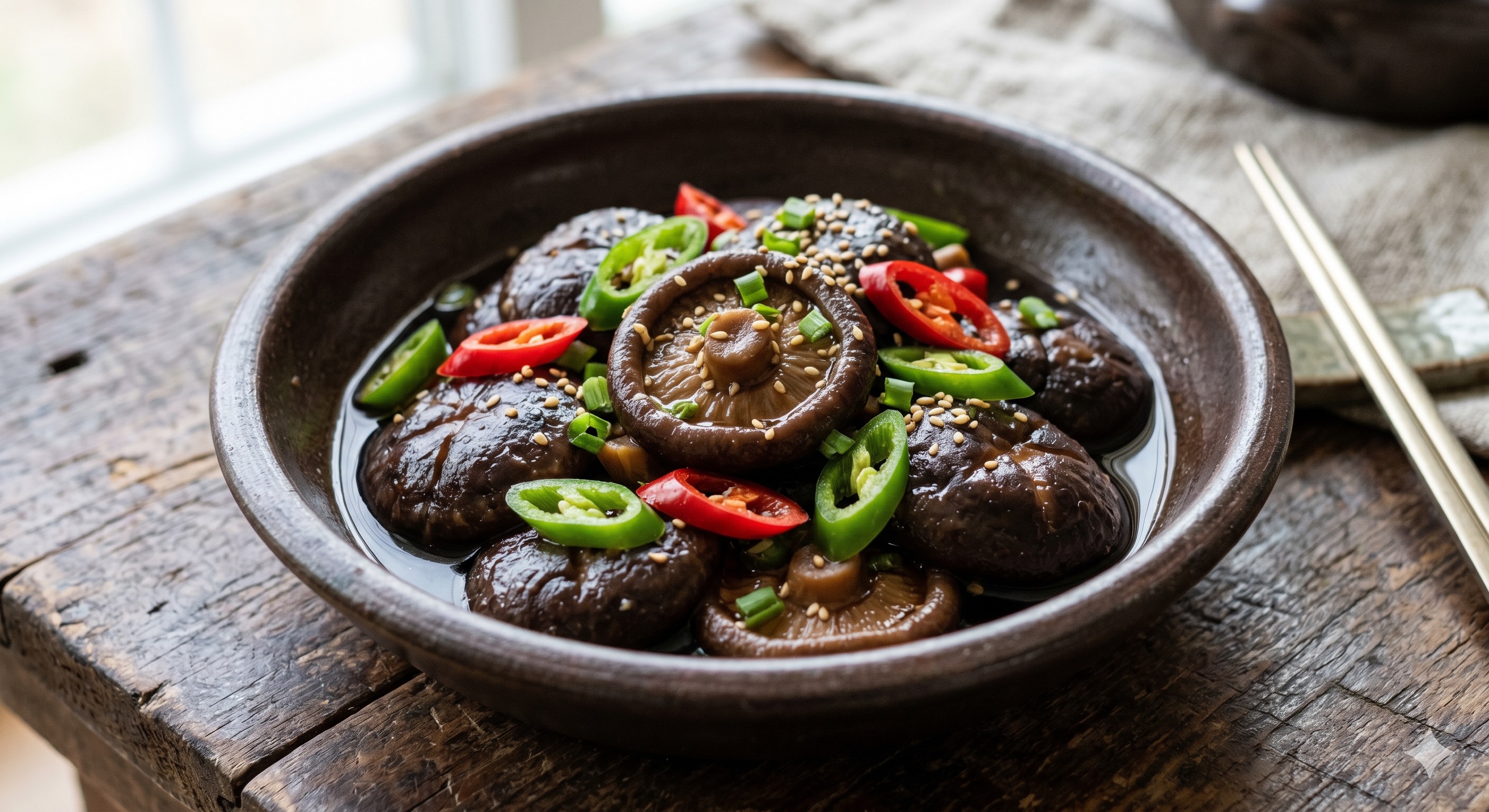 Shiitake Mushroom Jangajji (표고버섯장아찌)