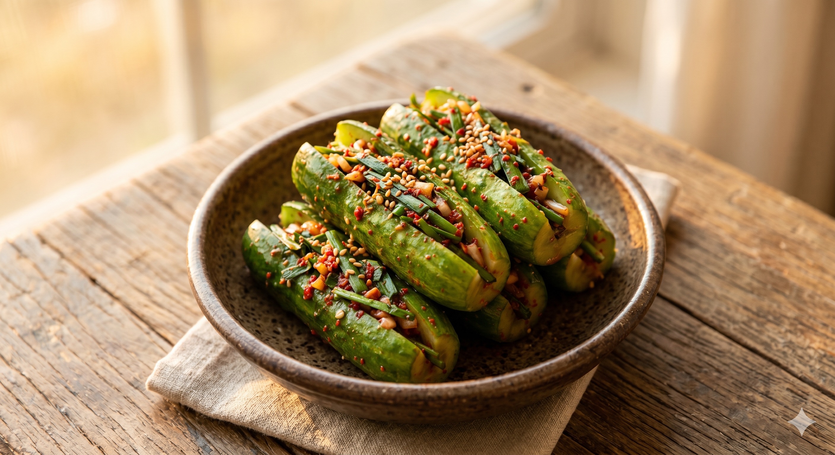 Oisobagi (Stuffed Cucumber Kimchi) (오이소박이)