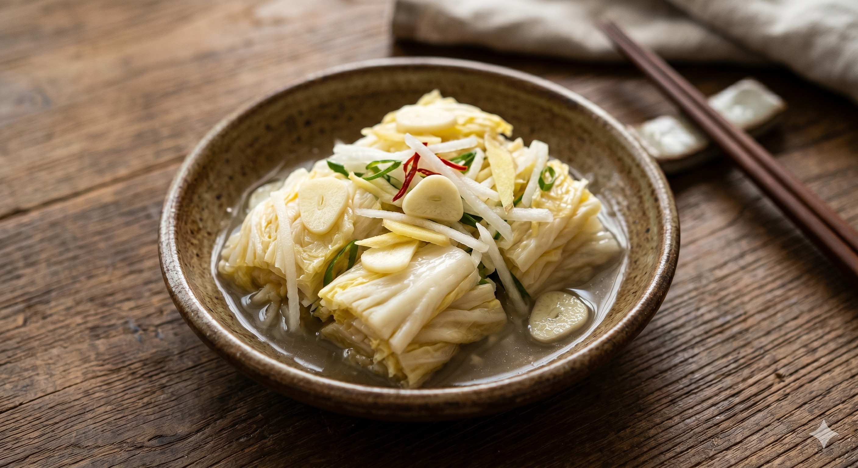 Baek Kimchi (White Kimchi) (백김치)