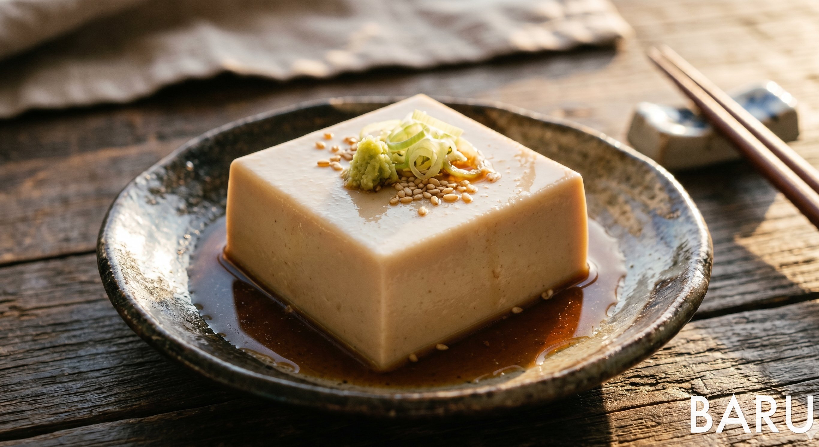Homemade Sesame Tofu (Goma-dofu) (고마두부)