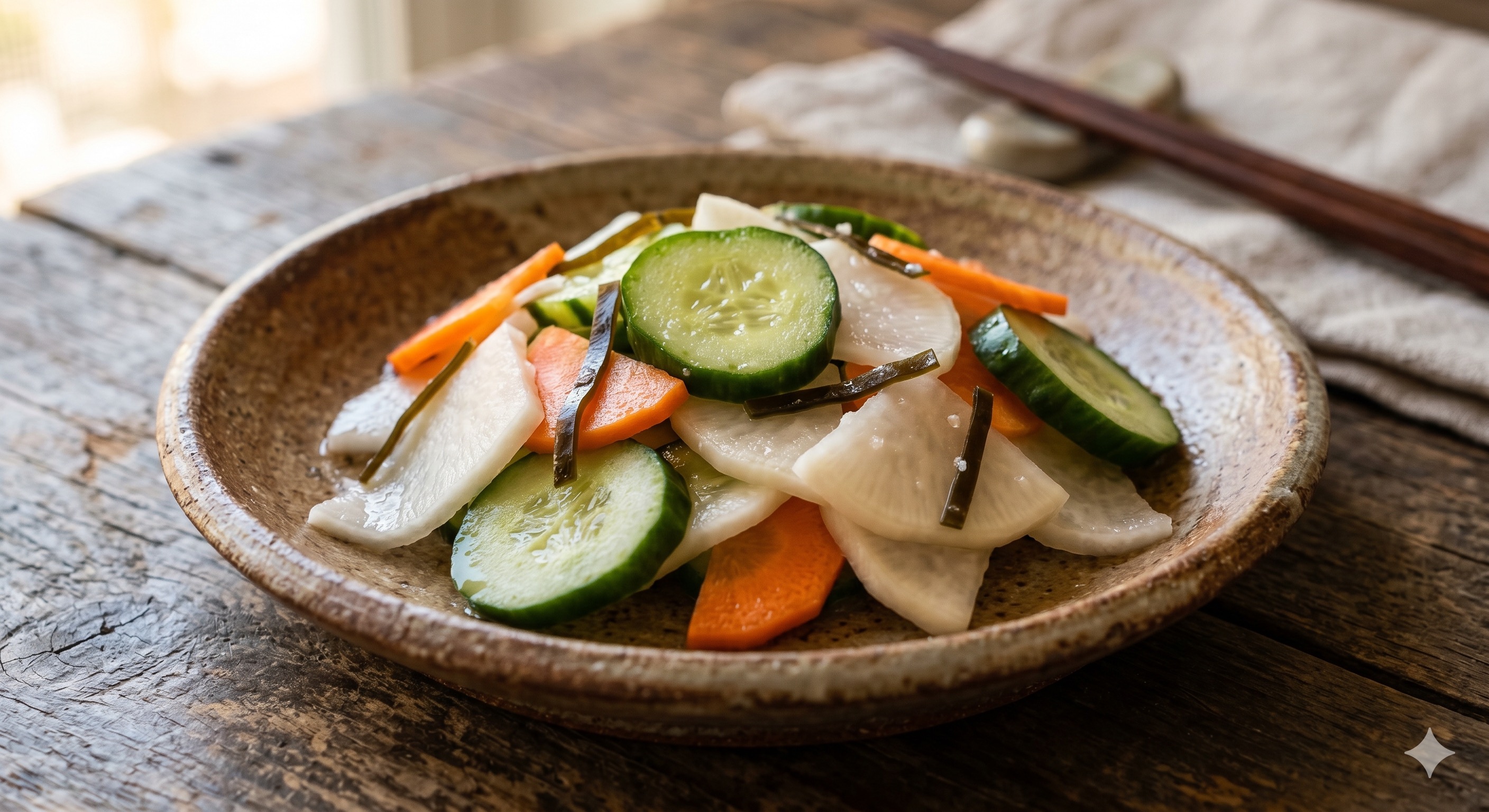 Quick Japanese Pickled Vegetables (Asazuke) (아사즈케)