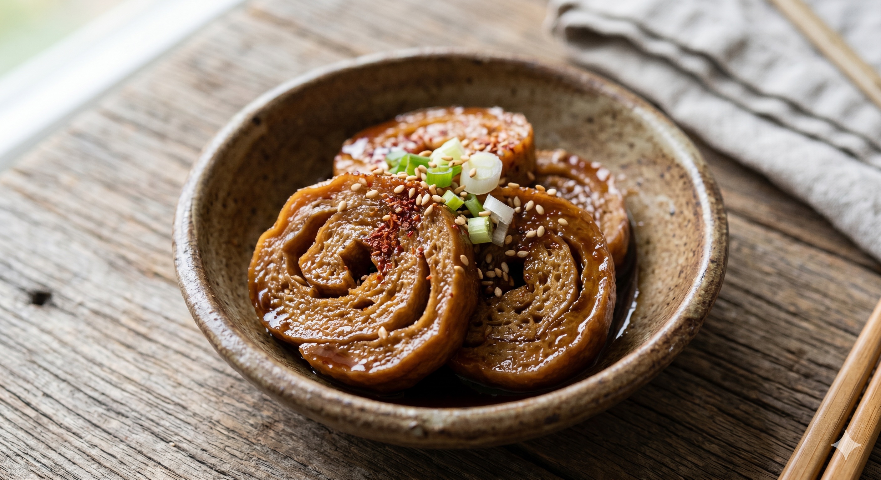 Teriyaki Wheel Gluten (Kuruma-Fu) (구루마후 데리야키)
