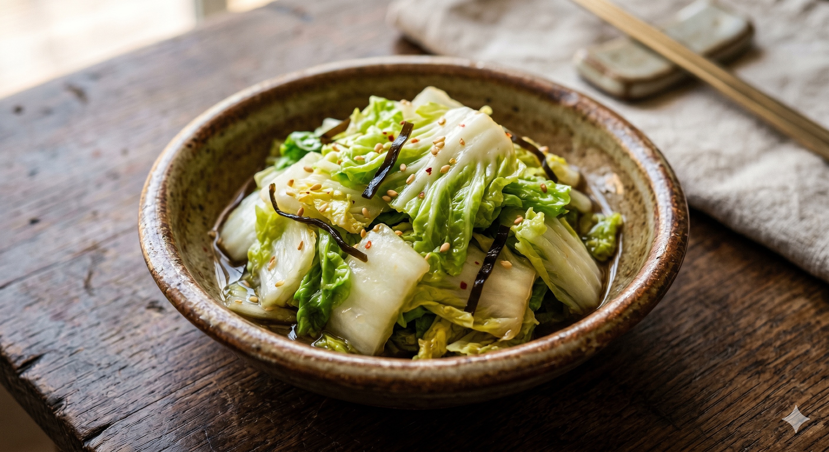 Easy Napa Cabbage Quick Pickle (배추 아사즈케)