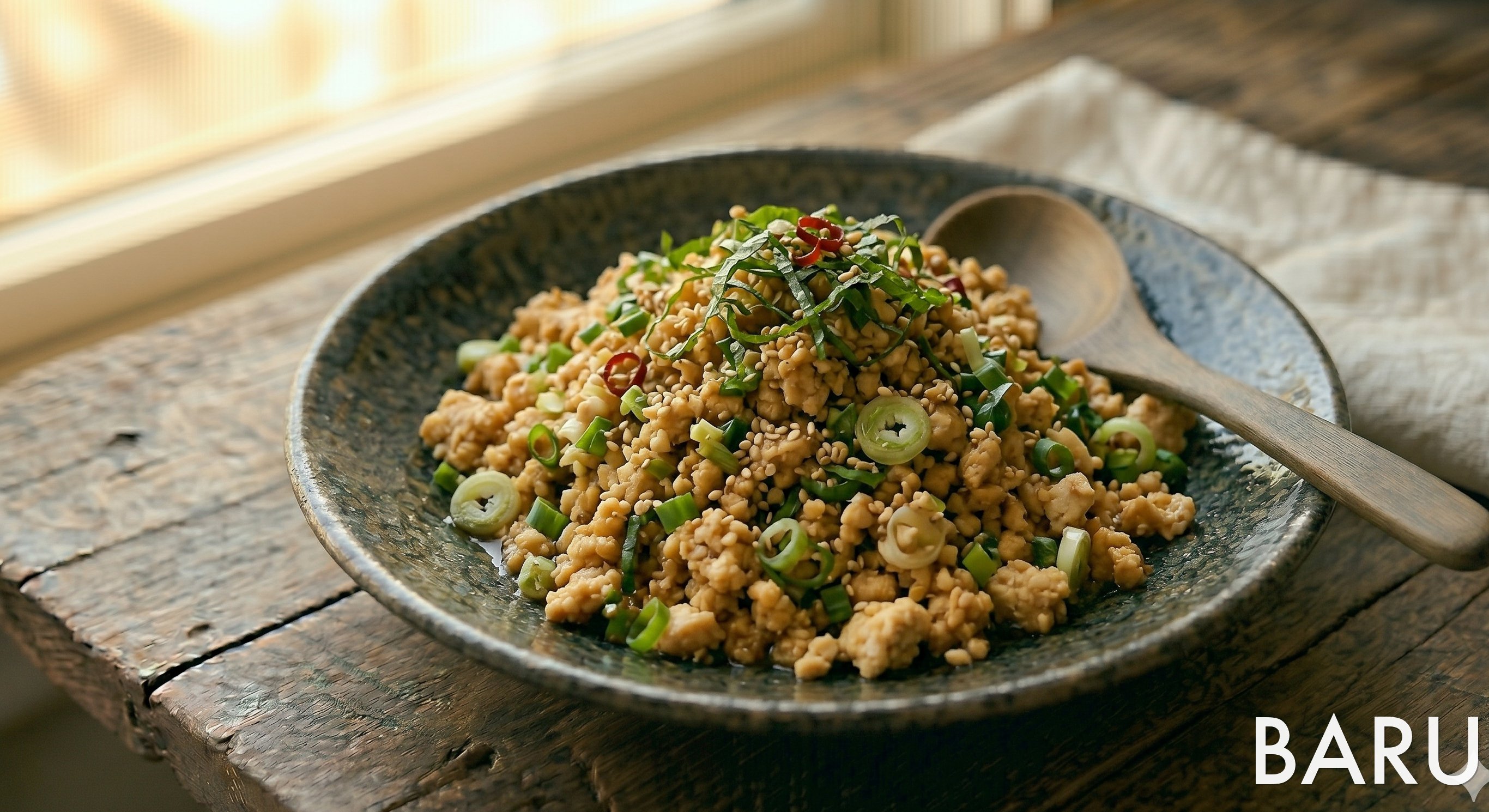 Savory Crumbled Tofu (Tofu Soboro) (두부 소보로)