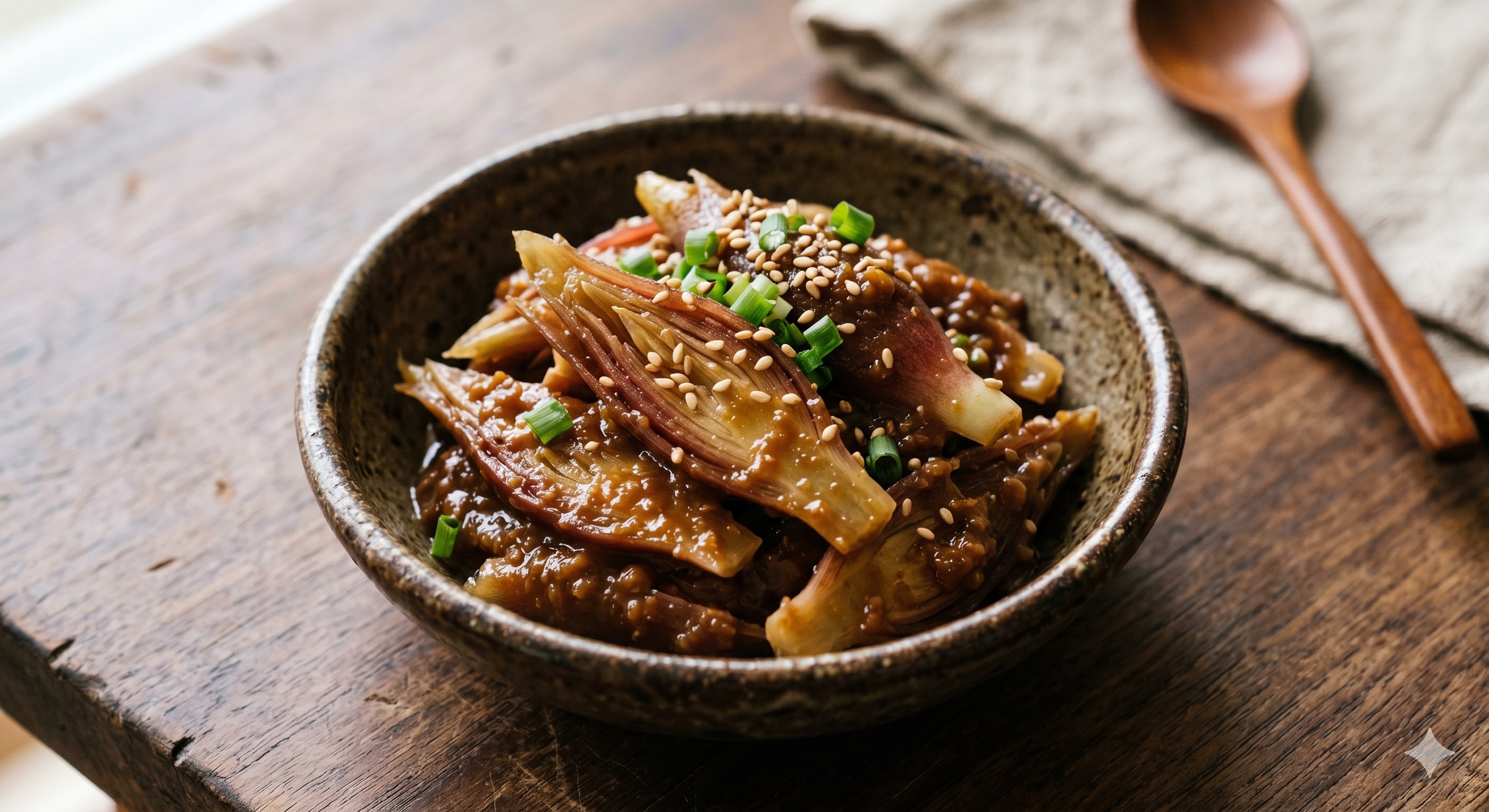 Myoga Ginger in Miso Pickle (양하 된장 절임)