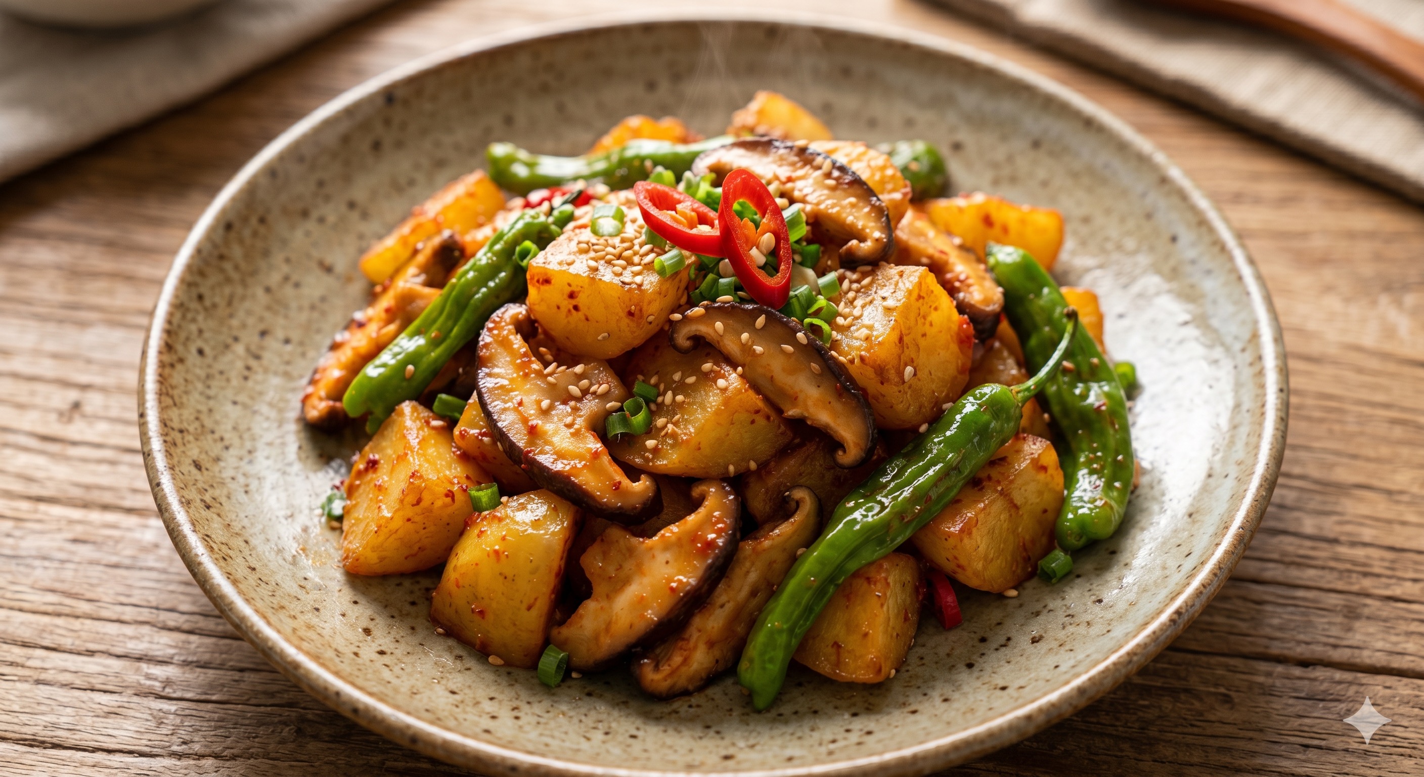 Spicy Potato Stir-Fry (감자 남반 볶음)