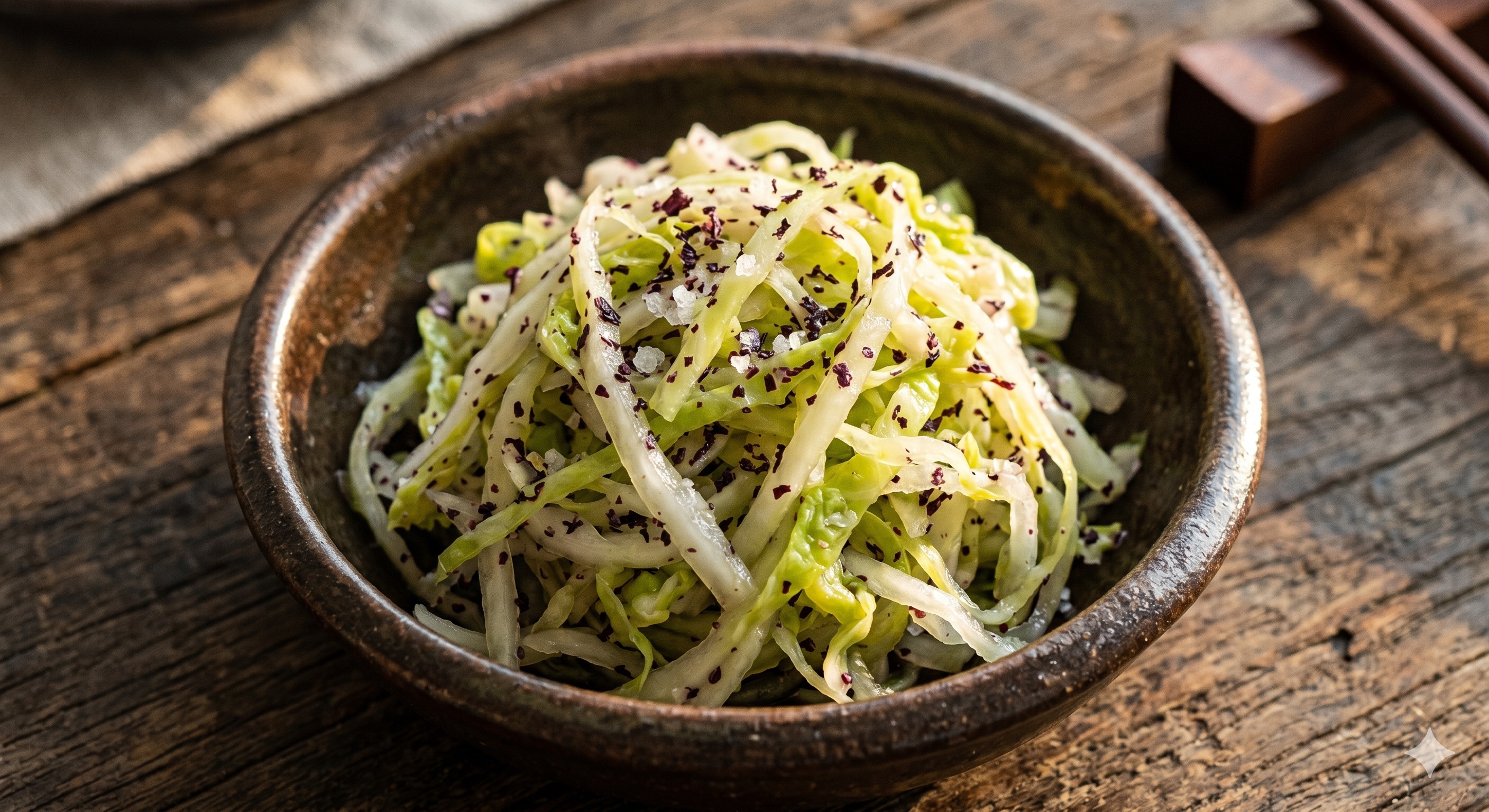 Cabbage with Perilla Pickle (양배추 자소 절임)