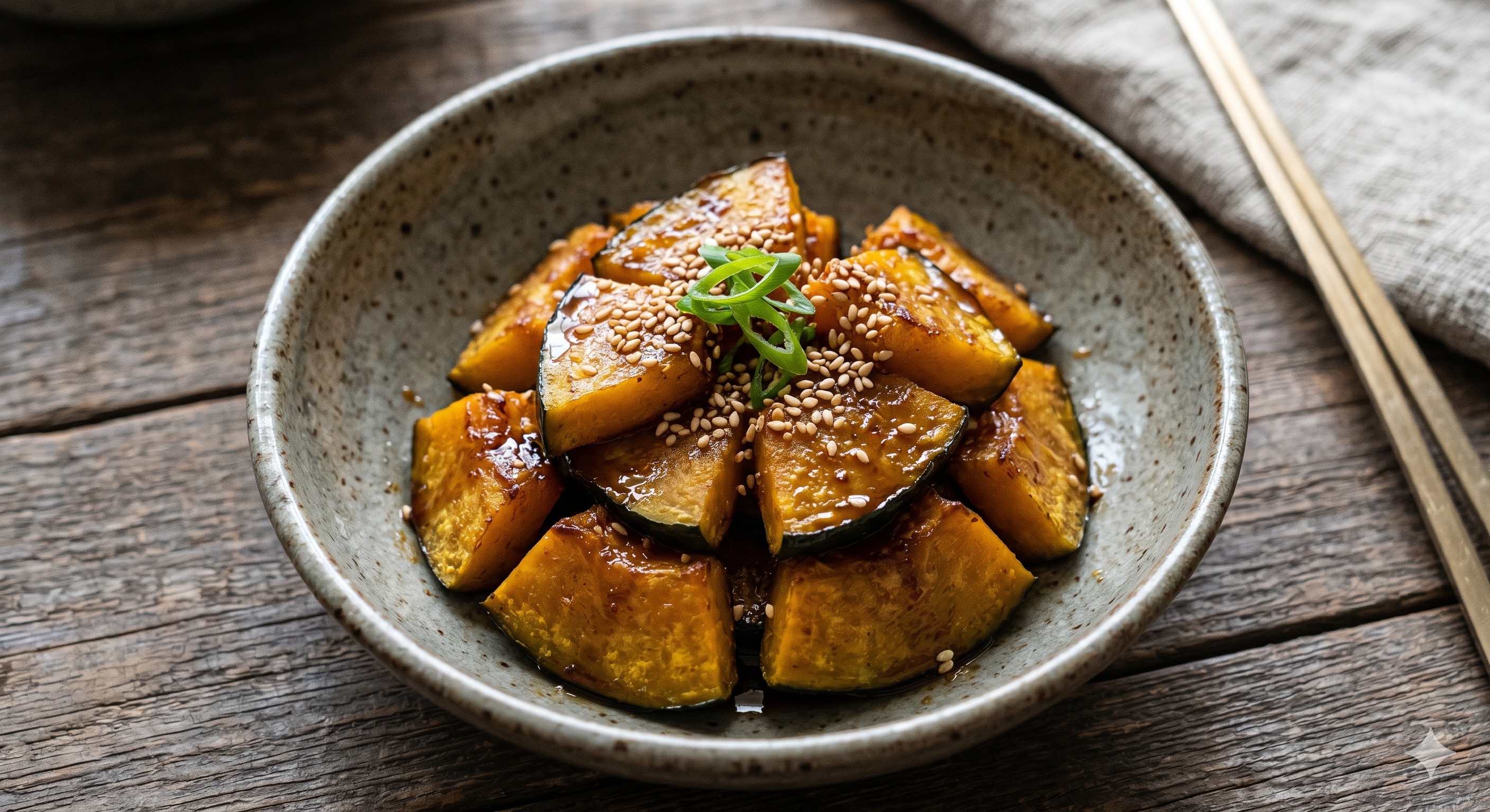 Sweet Vinegar Roasted Kabocha (단호박 단초 구이)