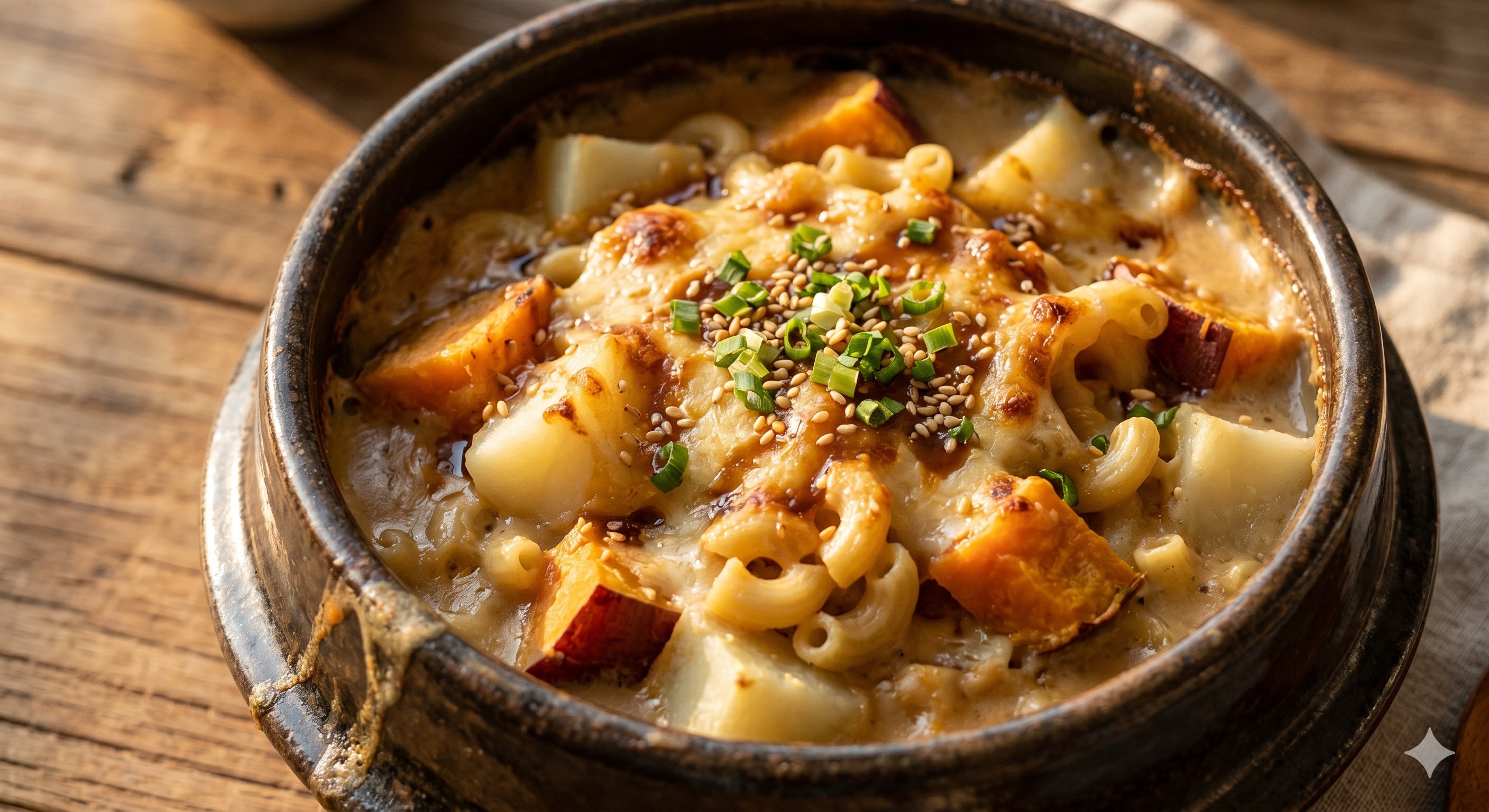 Temple-Style Sweet Potato Gratin (고구마 정진 그라탕)