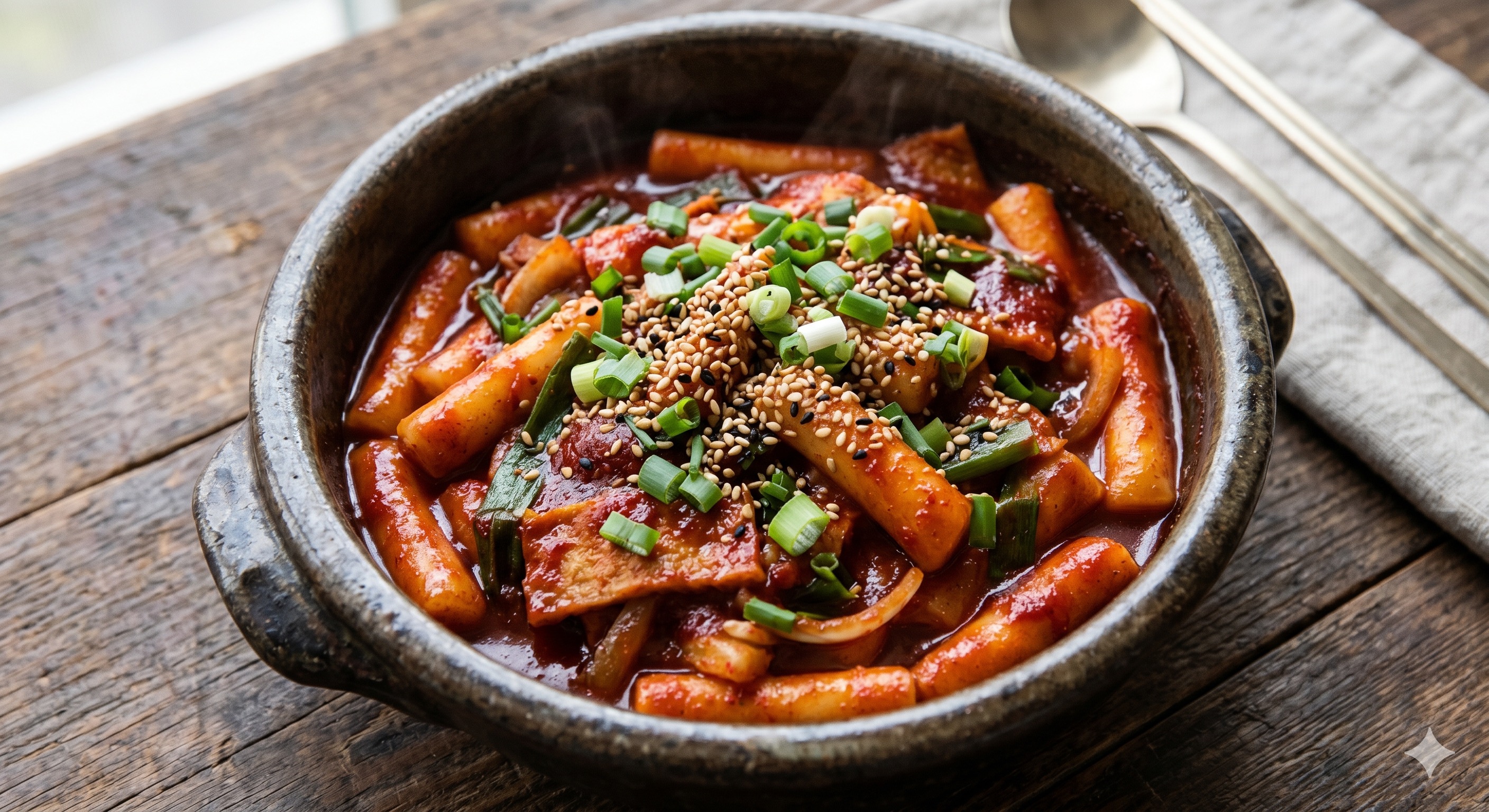 Street-Style Tteokbokki (Spicy Rice Cakes) (떡볶이)