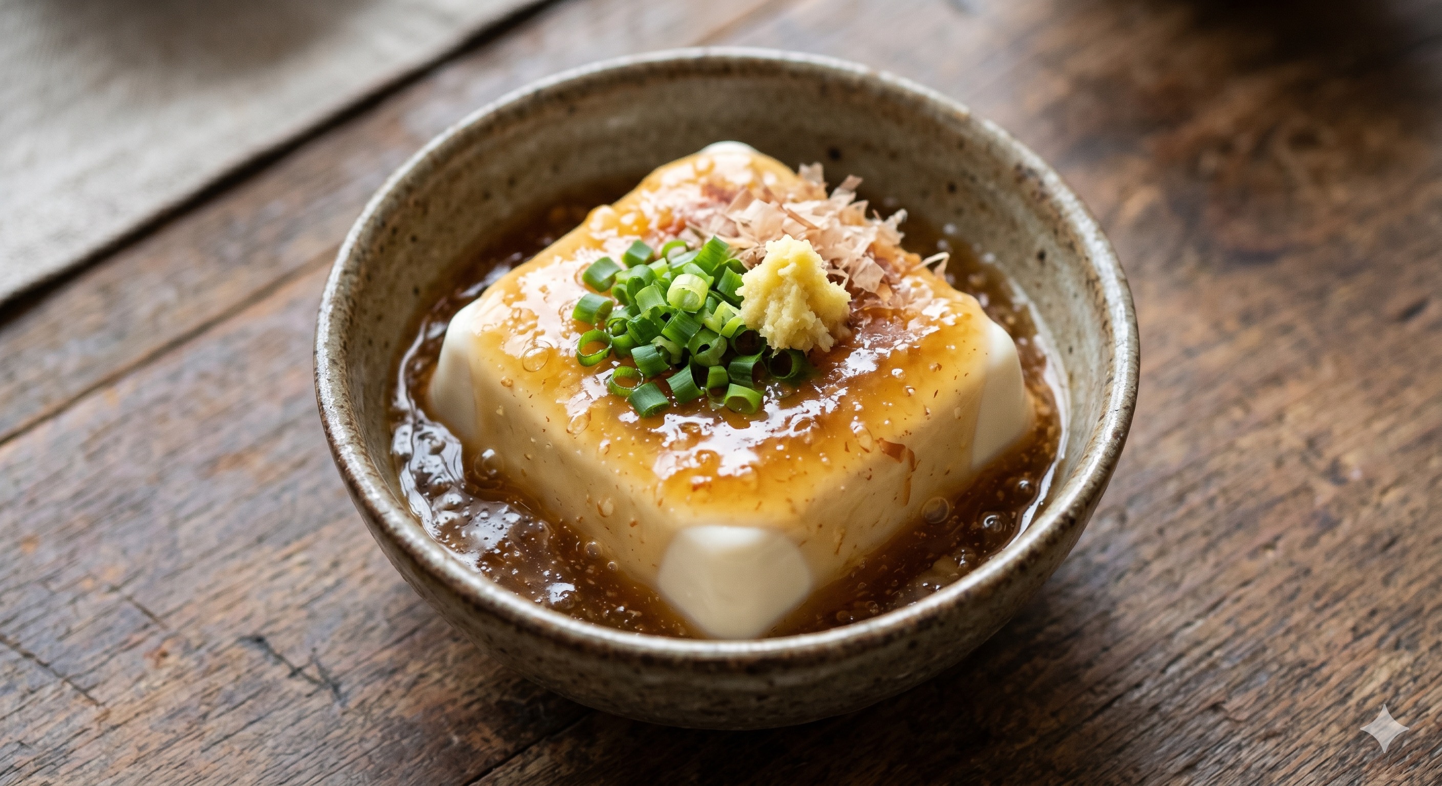 Ankake Dofu (Silken Tofu with Savory Ankake Sauce) (앙카케 두부 (걸쭉한 소스 두부))