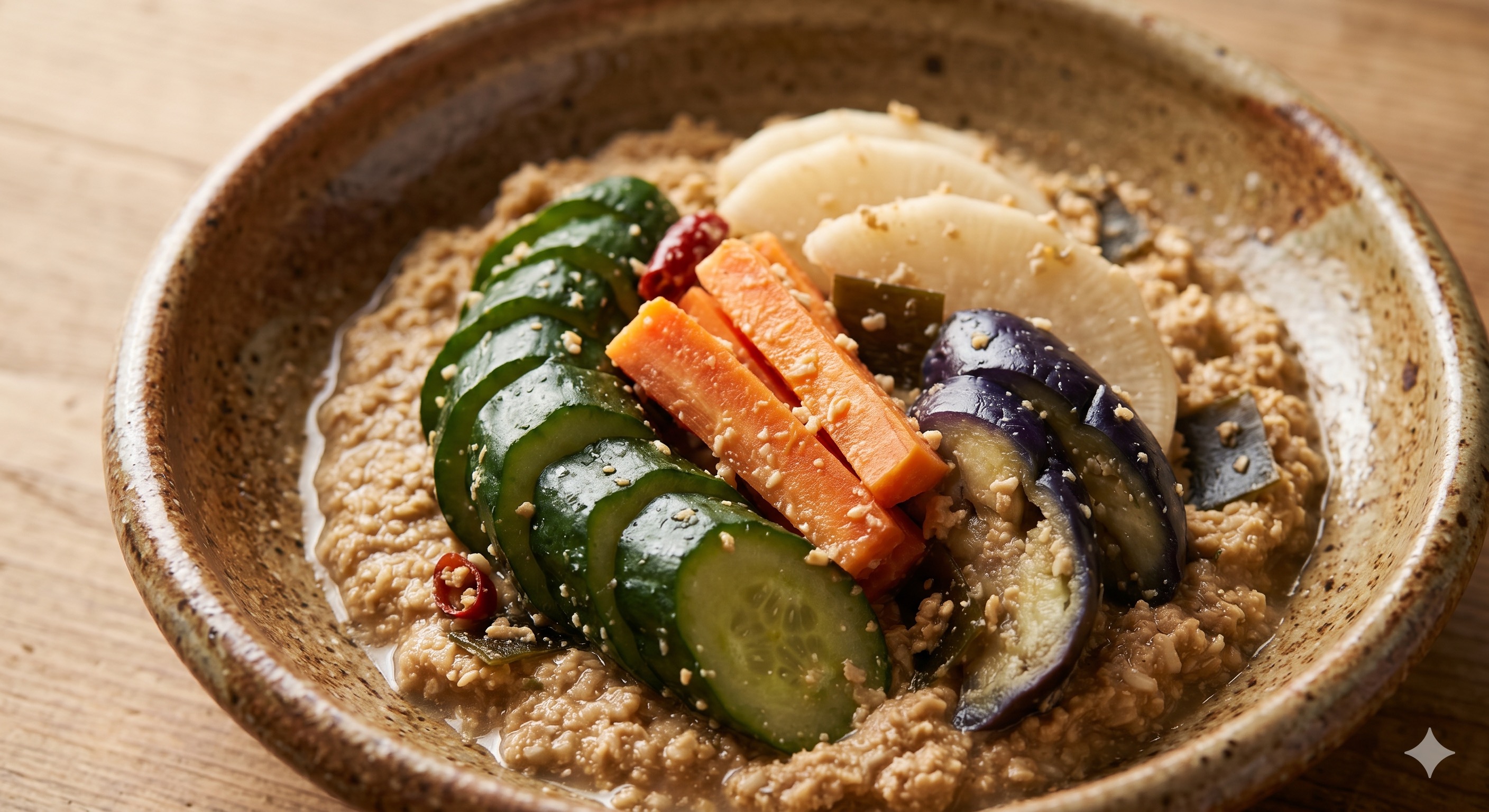 Nukazuke (Japanese Rice Bran Fermented Pickles) (누카즈케 (쌀겨 발효절임))