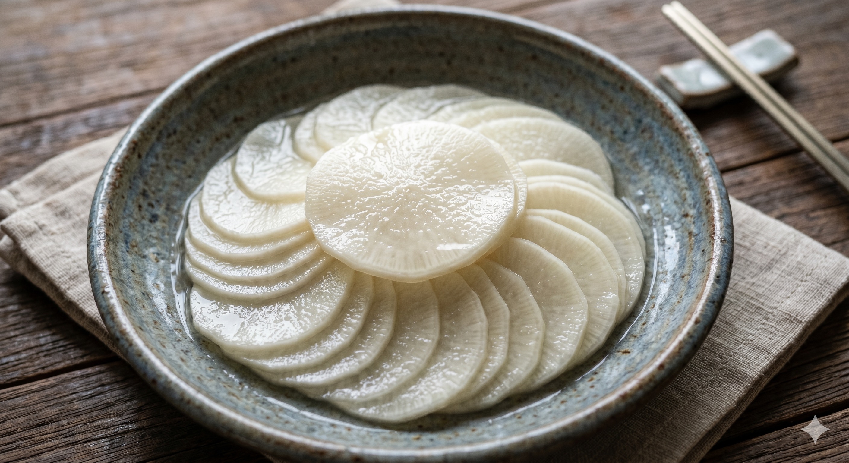 Sweet Pickled Radish (고깃집 무초절임)