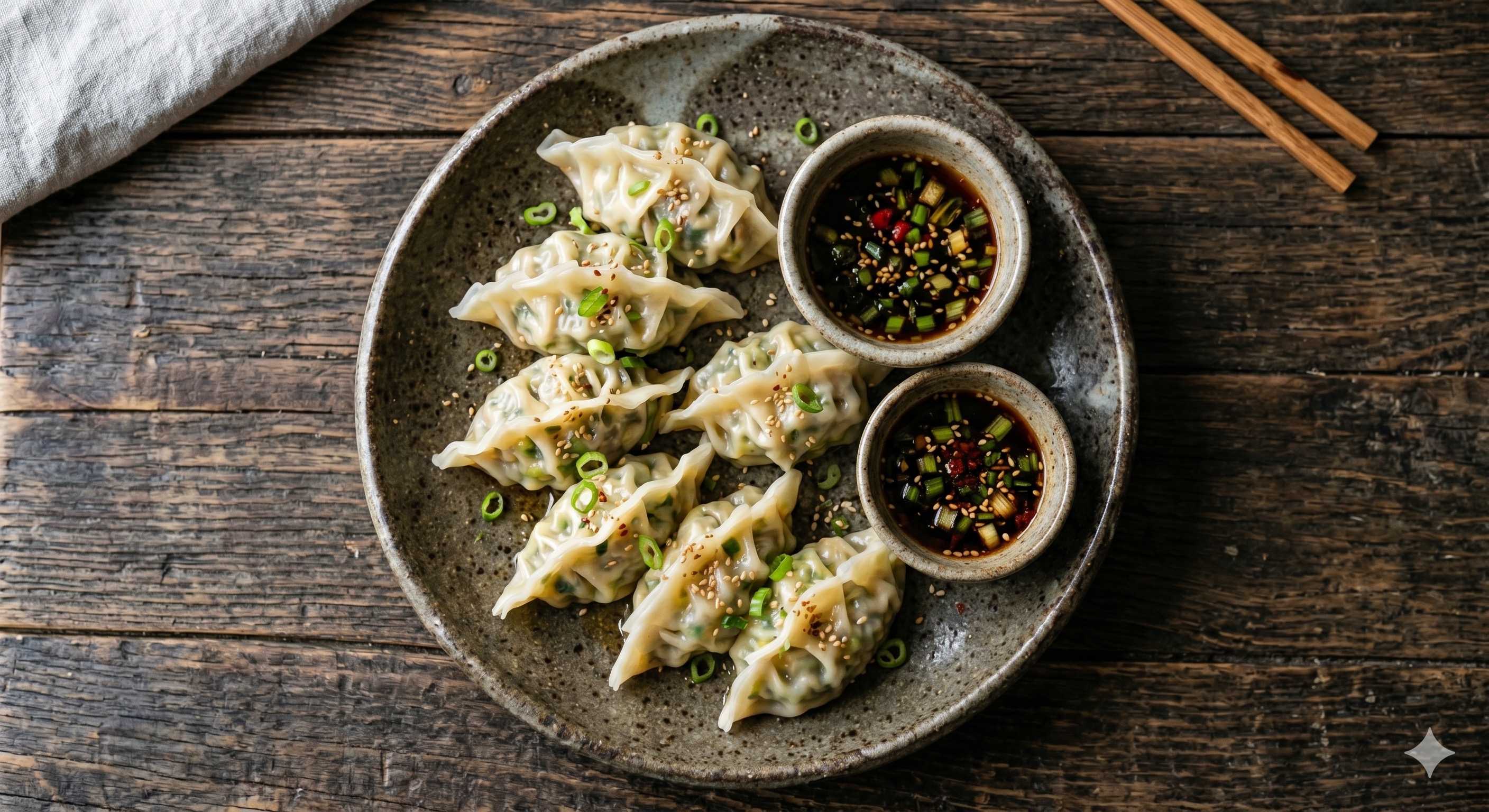 Zucchini Vegetable Dumplings (애호박 만두)