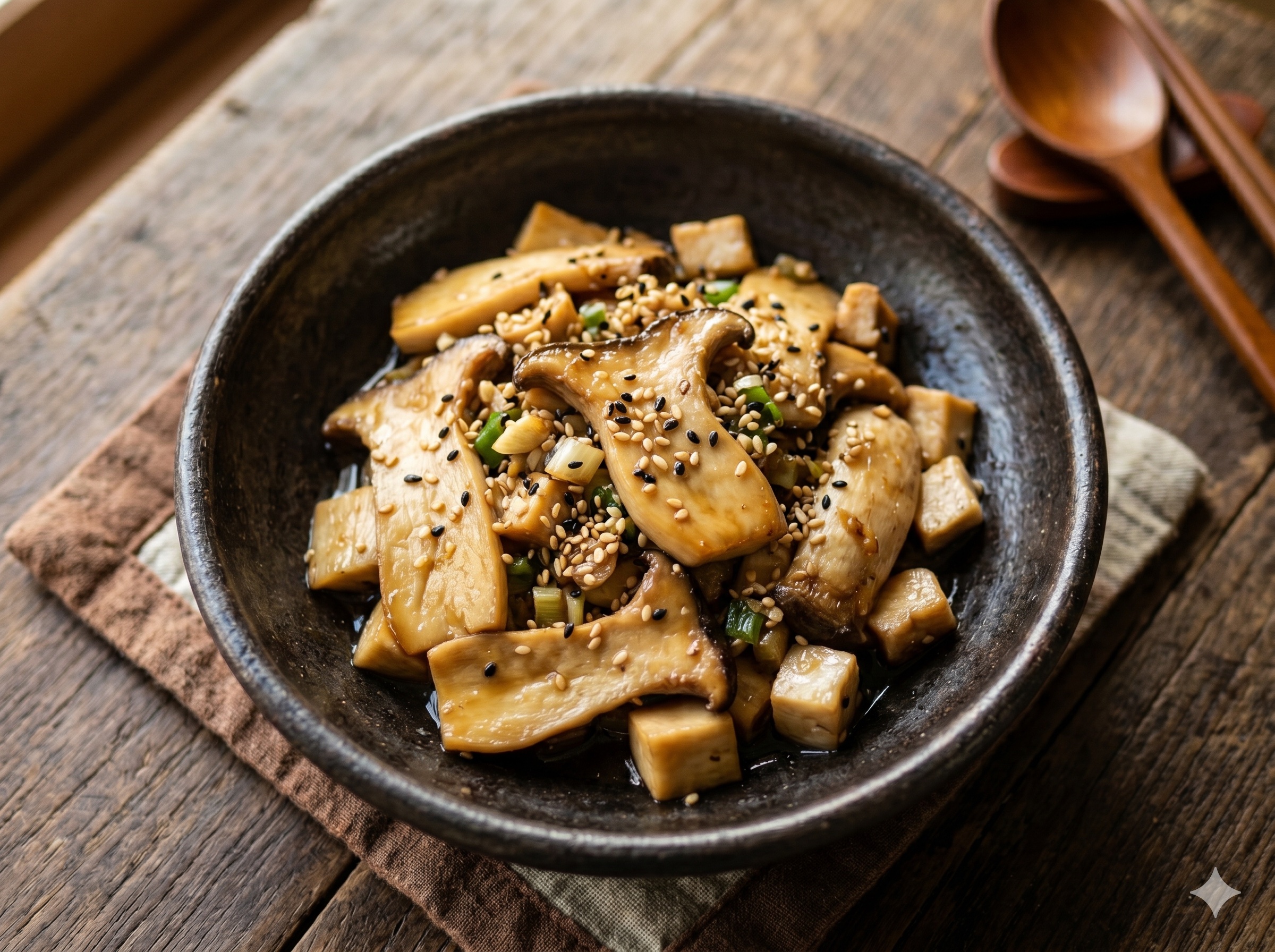Stir-fried King Oyster Mushroom (새송이버섯 볶음)