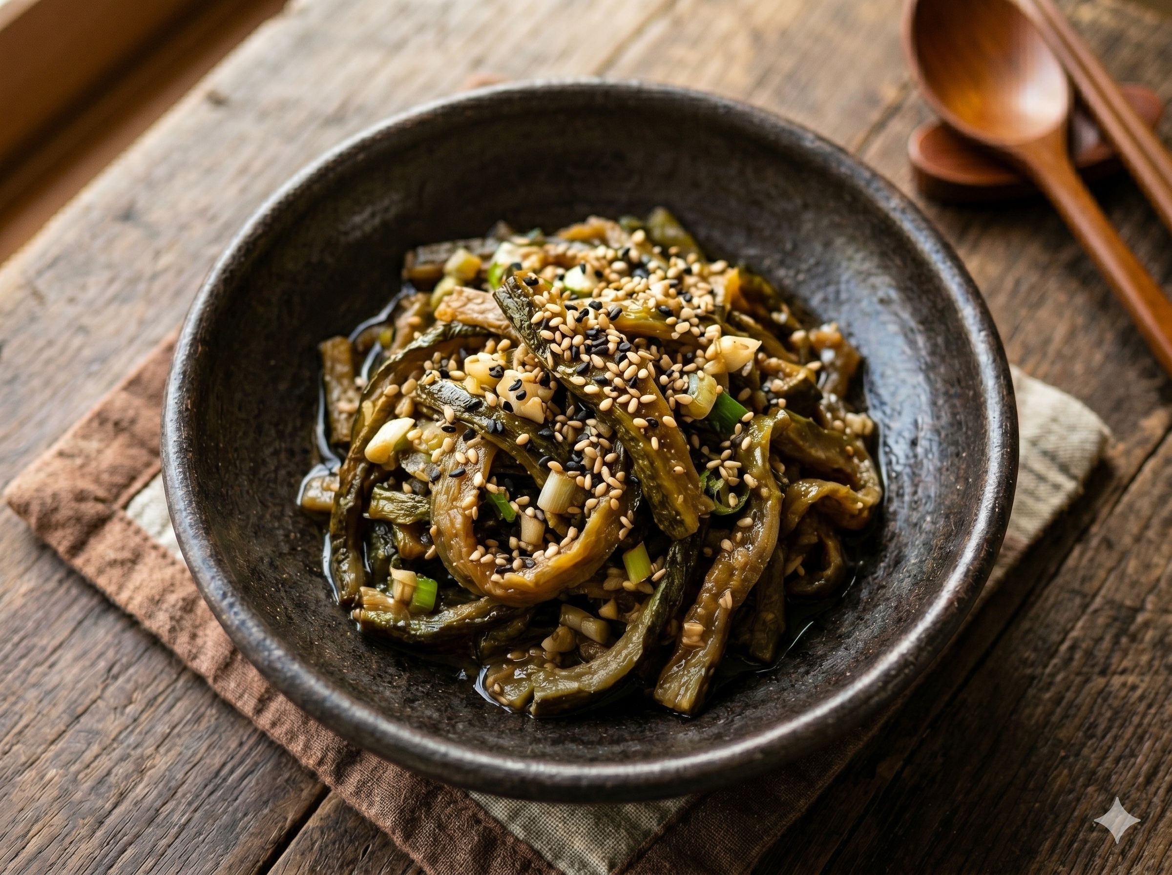 Stir-fried Dried Zucchini (호박고지 볶음)