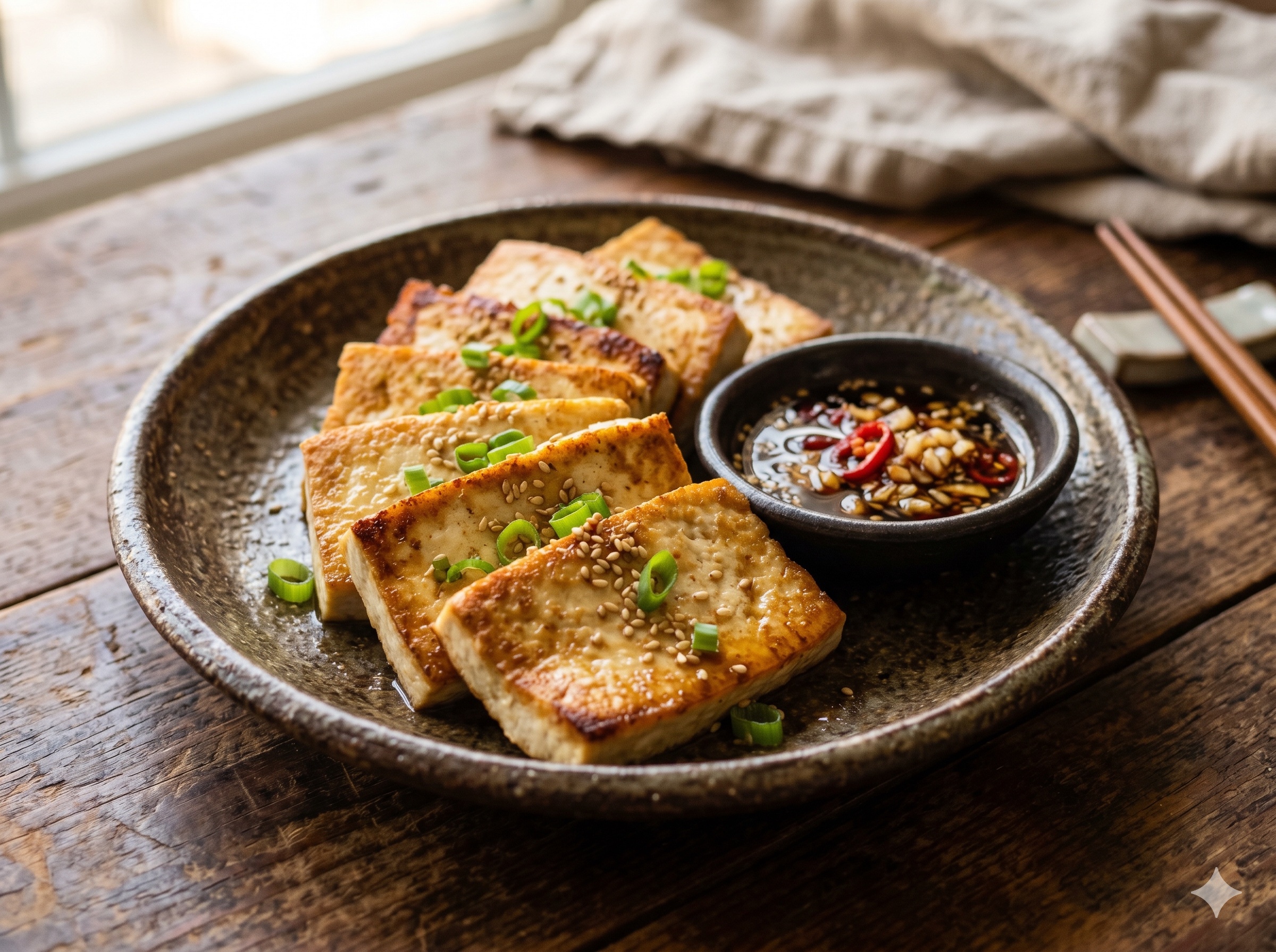 Pan-fried Tofu (두부 구이)