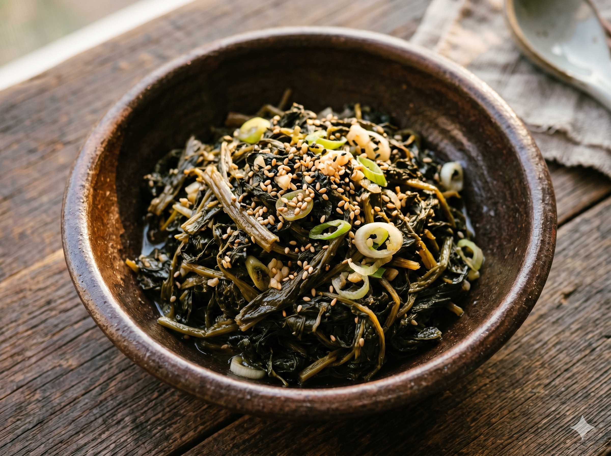 Stir-fried Thistle Greens (곤드레나물 볶음)