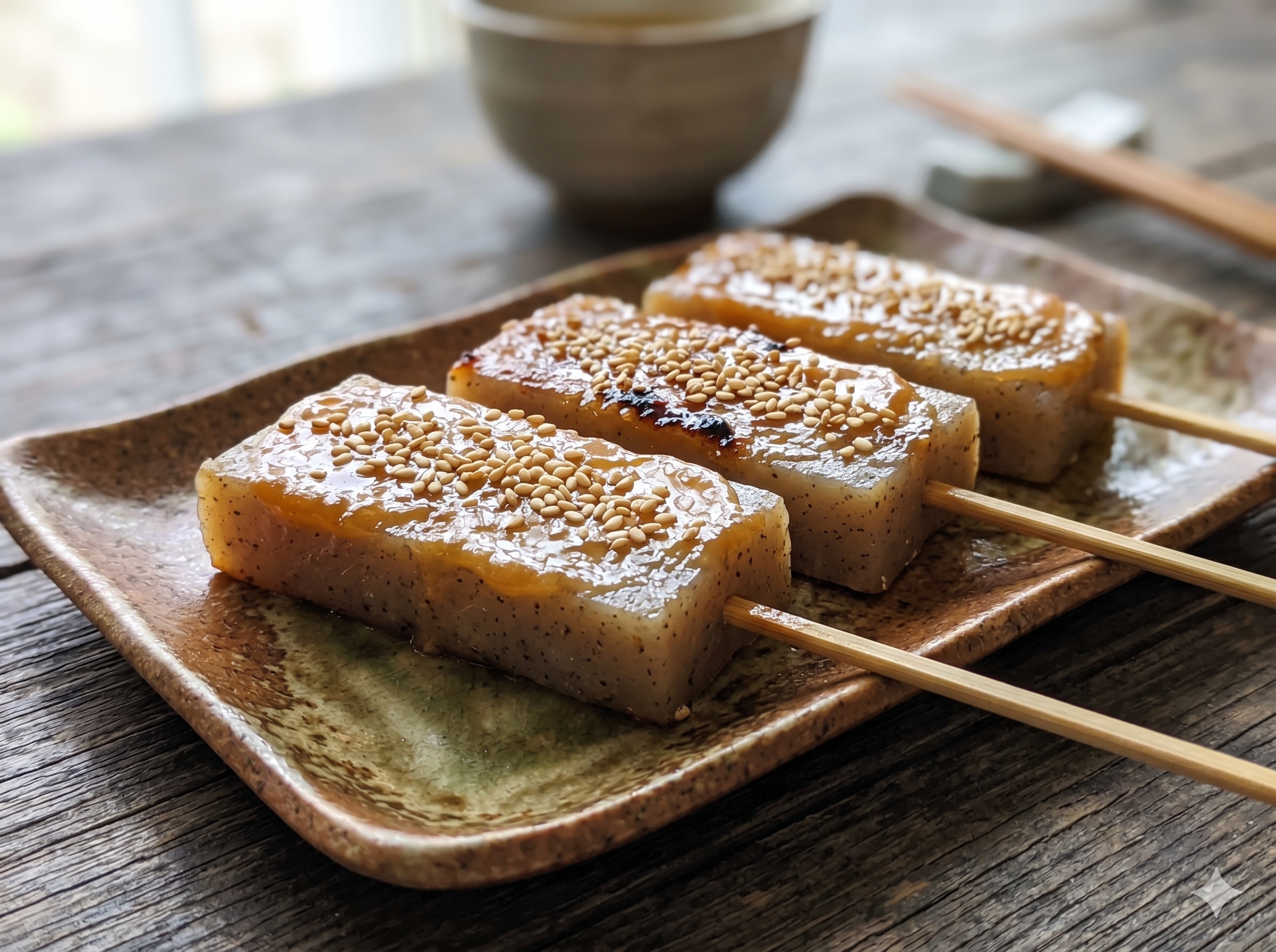 Konjac with Miso Glaze (곤약 덴가쿠)