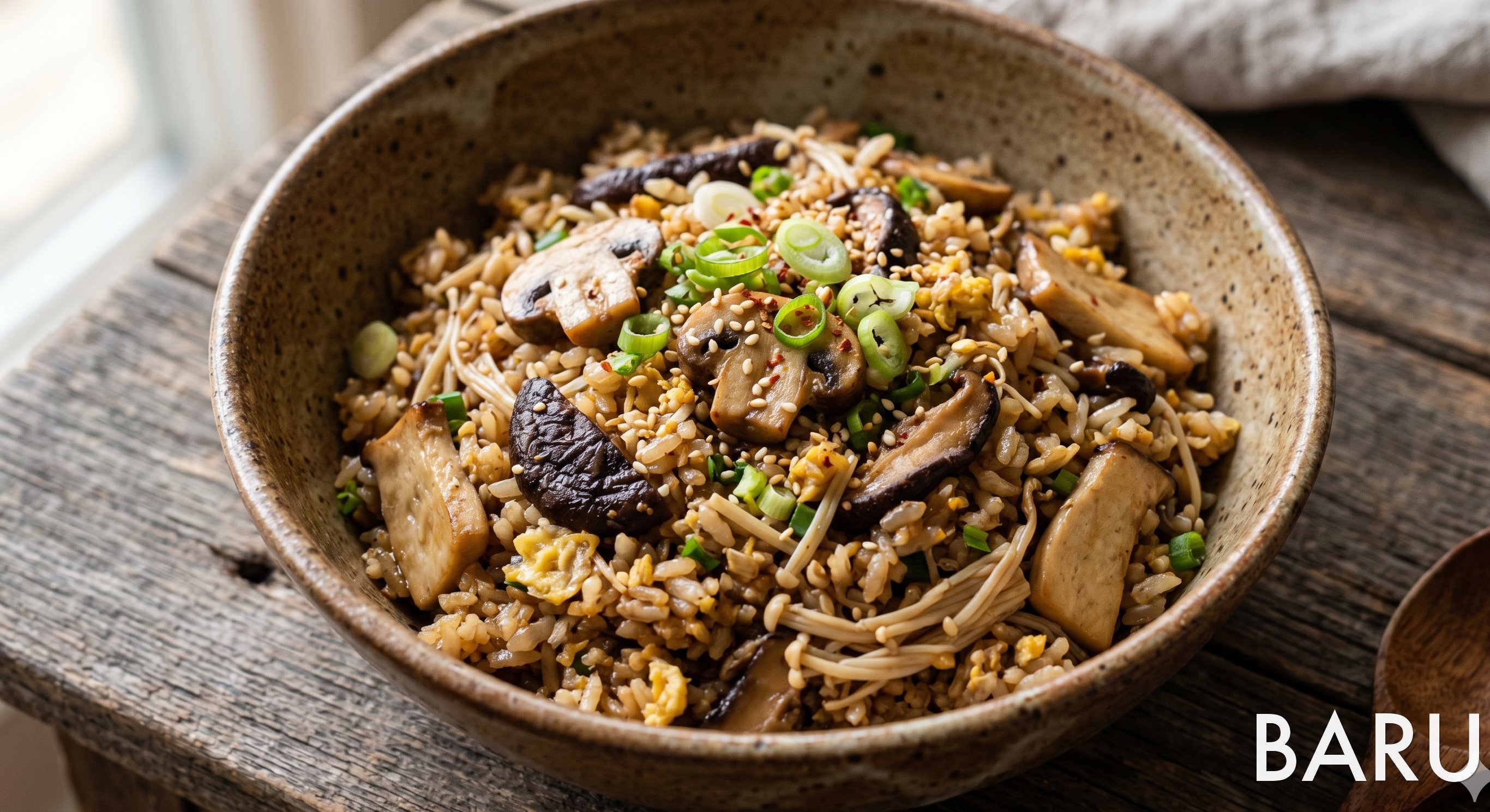 Mixed Mushroom Fried Rice (버섯볶음밥)