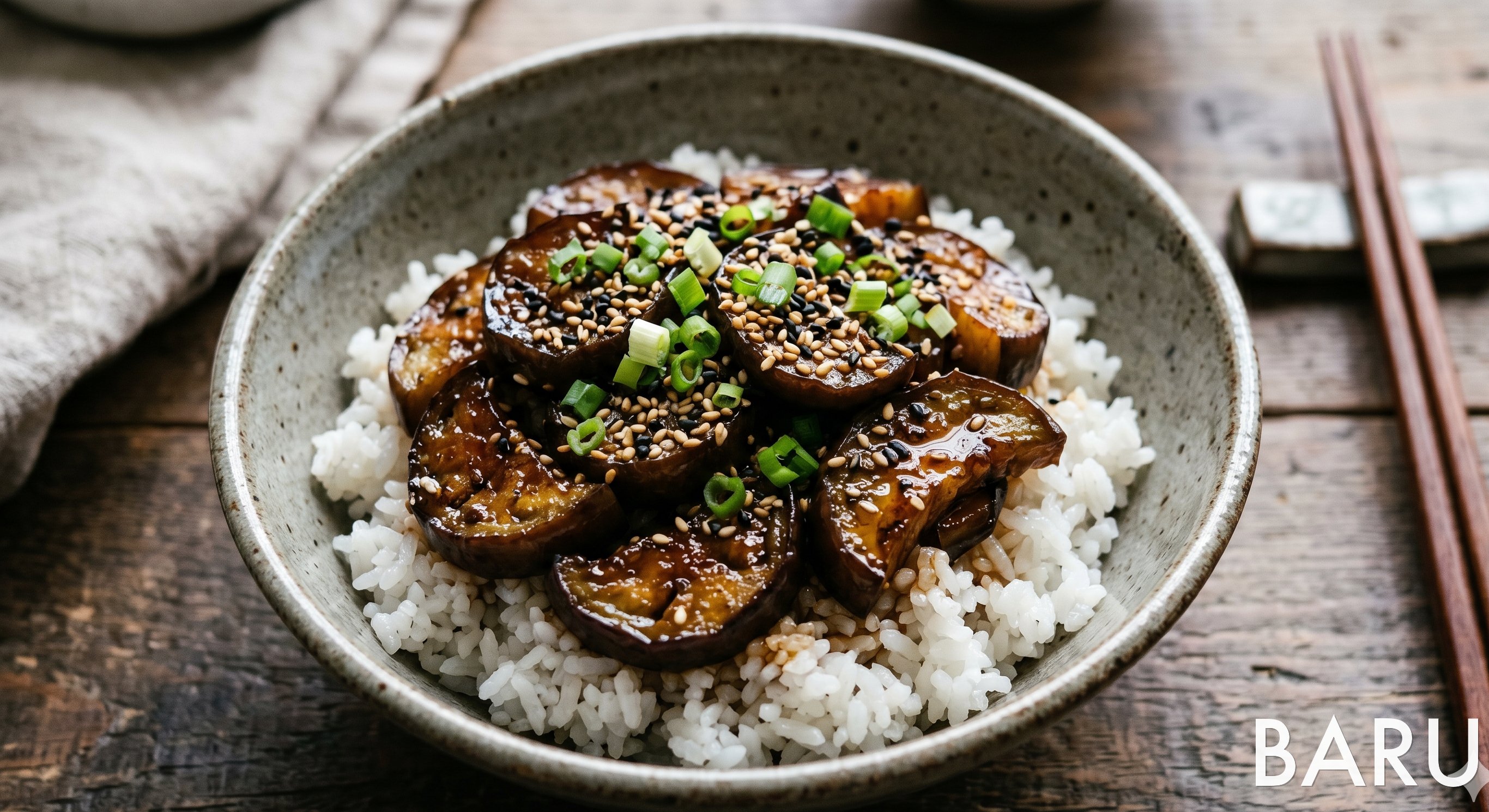 Eggplant Rice Bowl (가지덮밥)