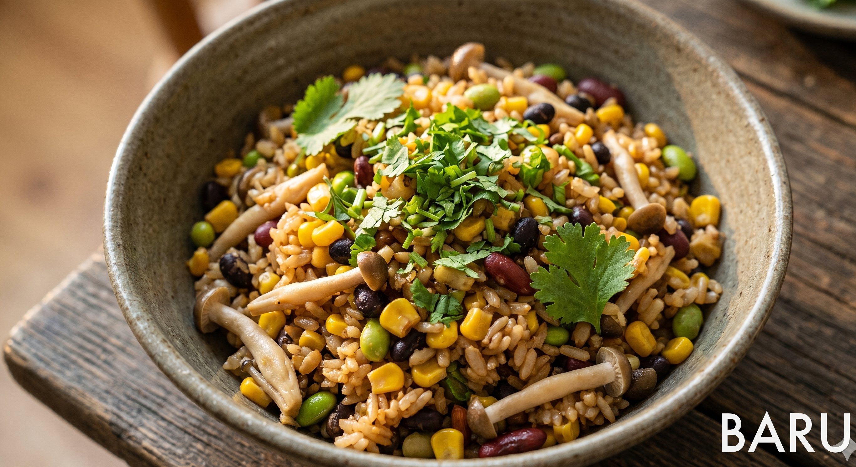 Temple-Style Cilantro Fried Rice (고수 정진 볶음밥)