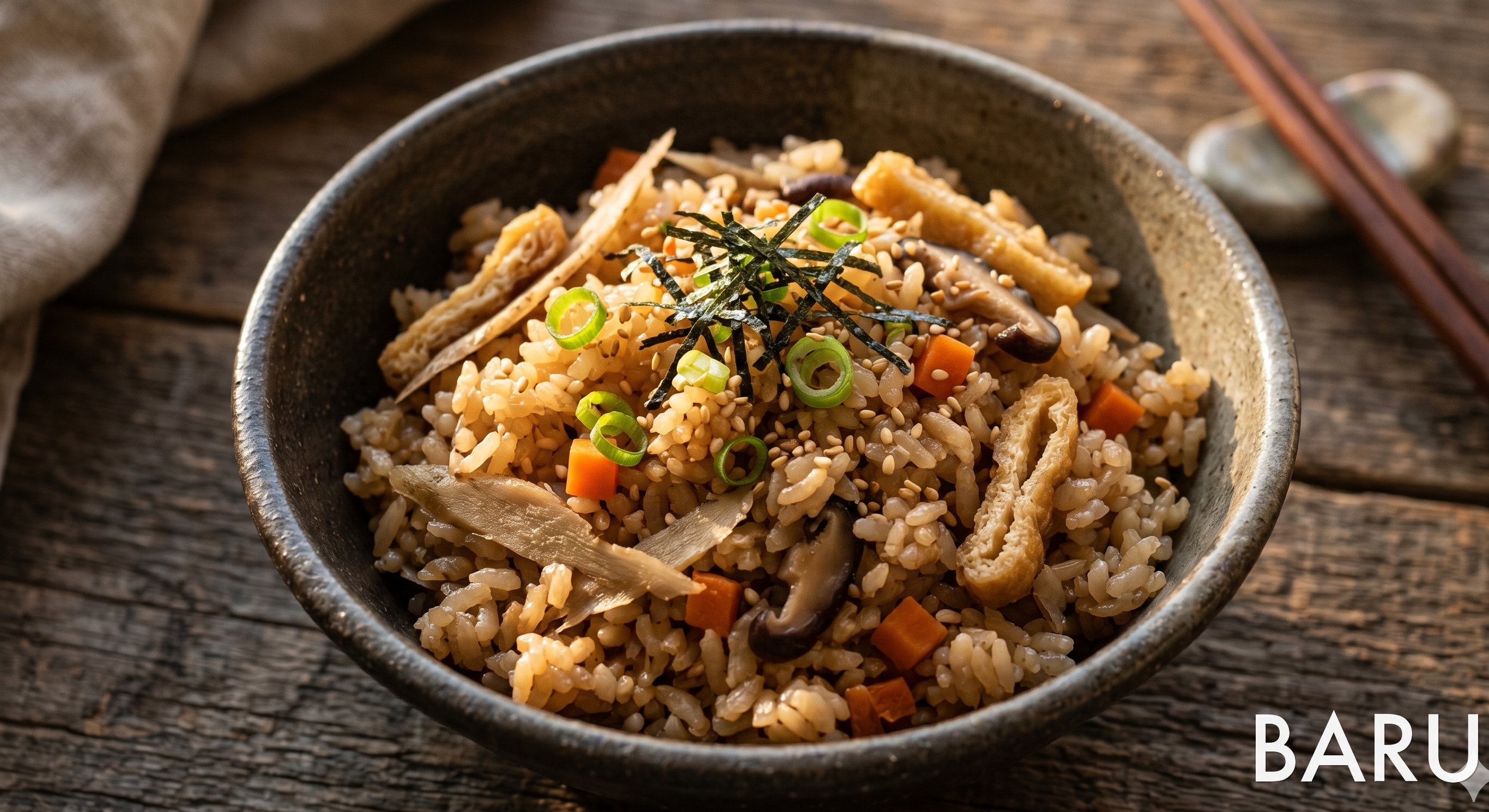 Takikomi Gohan (Japanese Seasoned Rice with Vegetables) (다키코미 고항 (채소 솥밥))