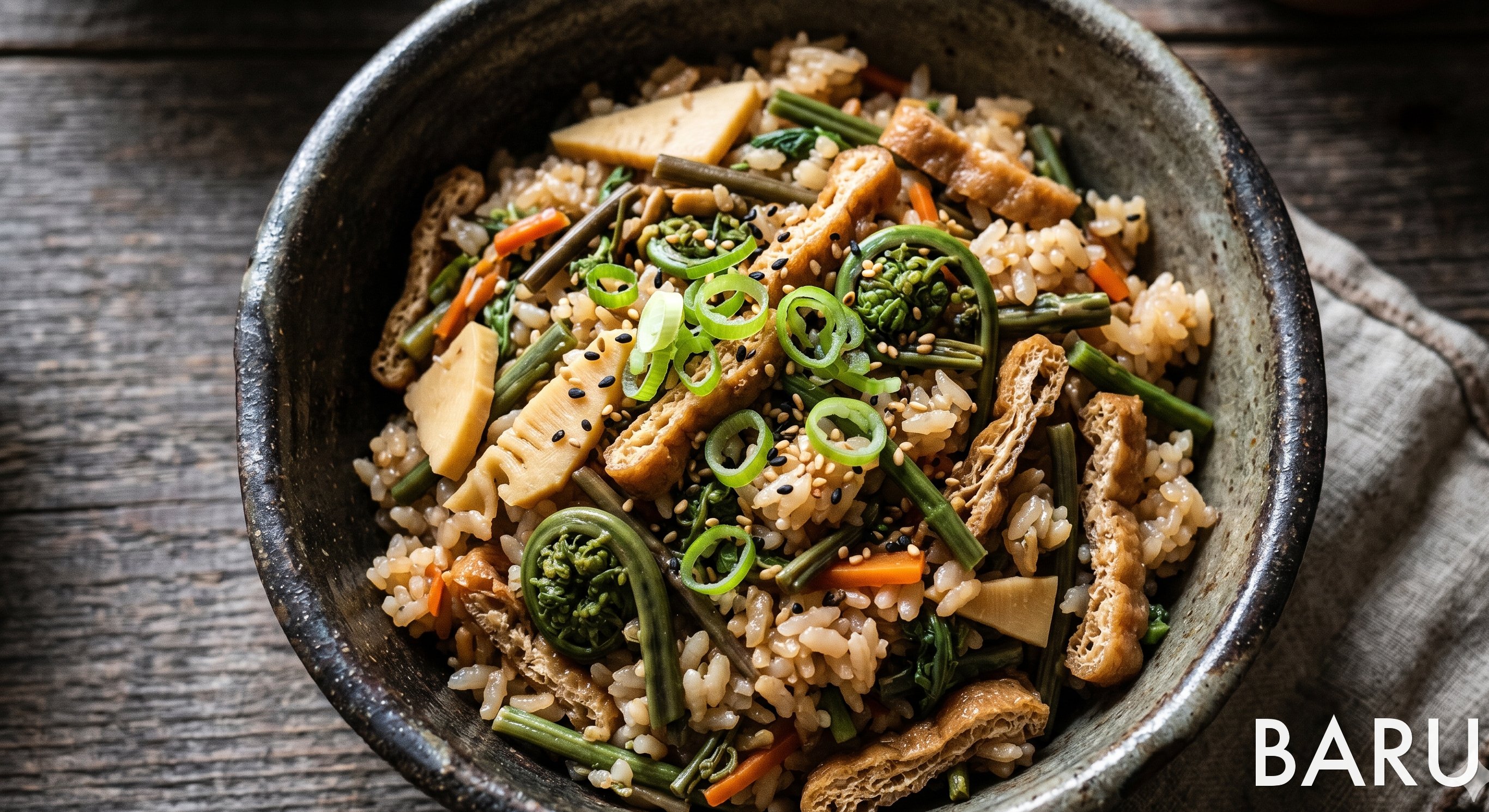 Sansai Gohan (Wild Mountain Vegetable Rice) (산사이 고항 (산채밥))
