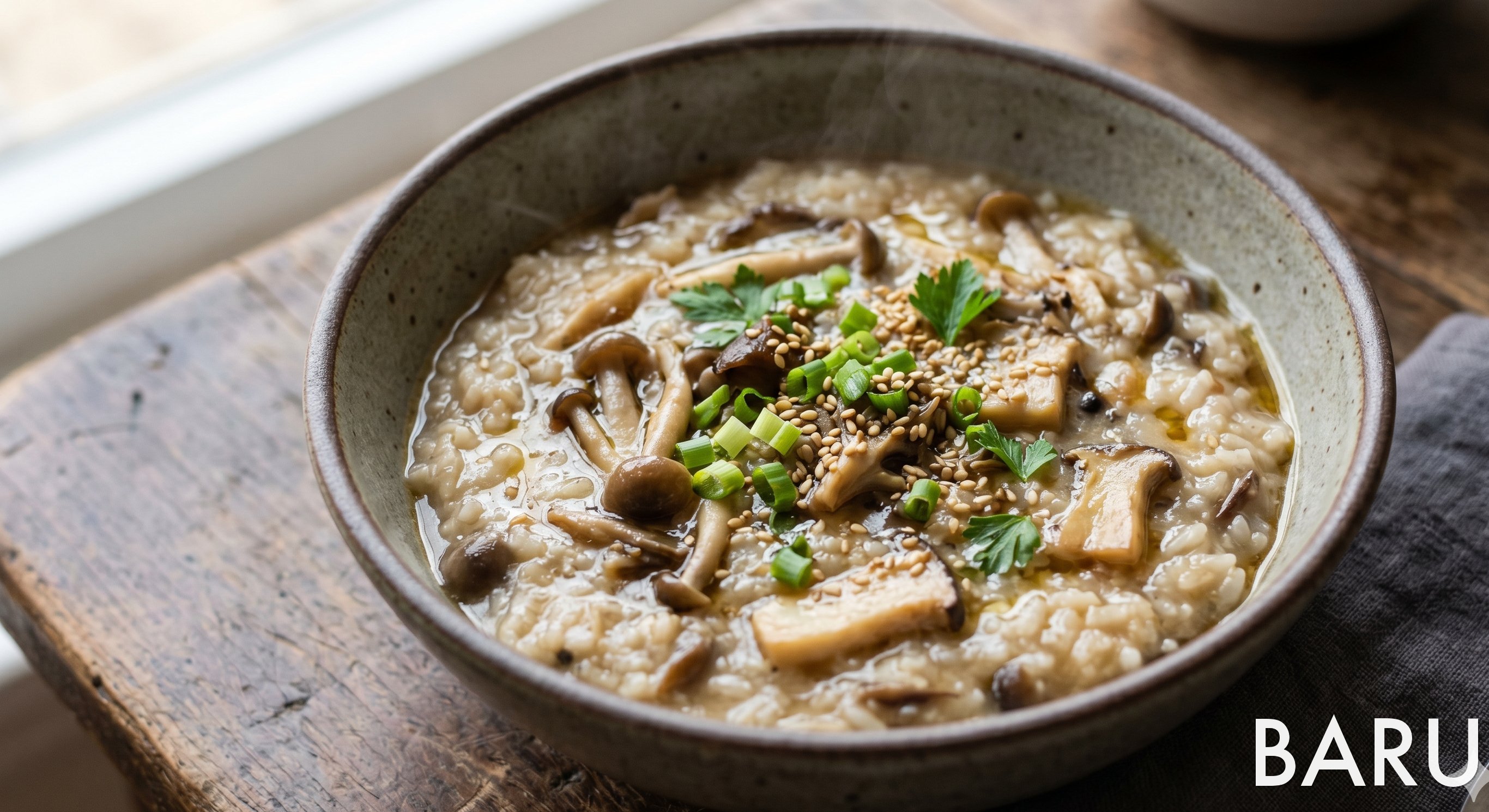 Melting Mushroom Porridge (버섯 듬뿍 죽)