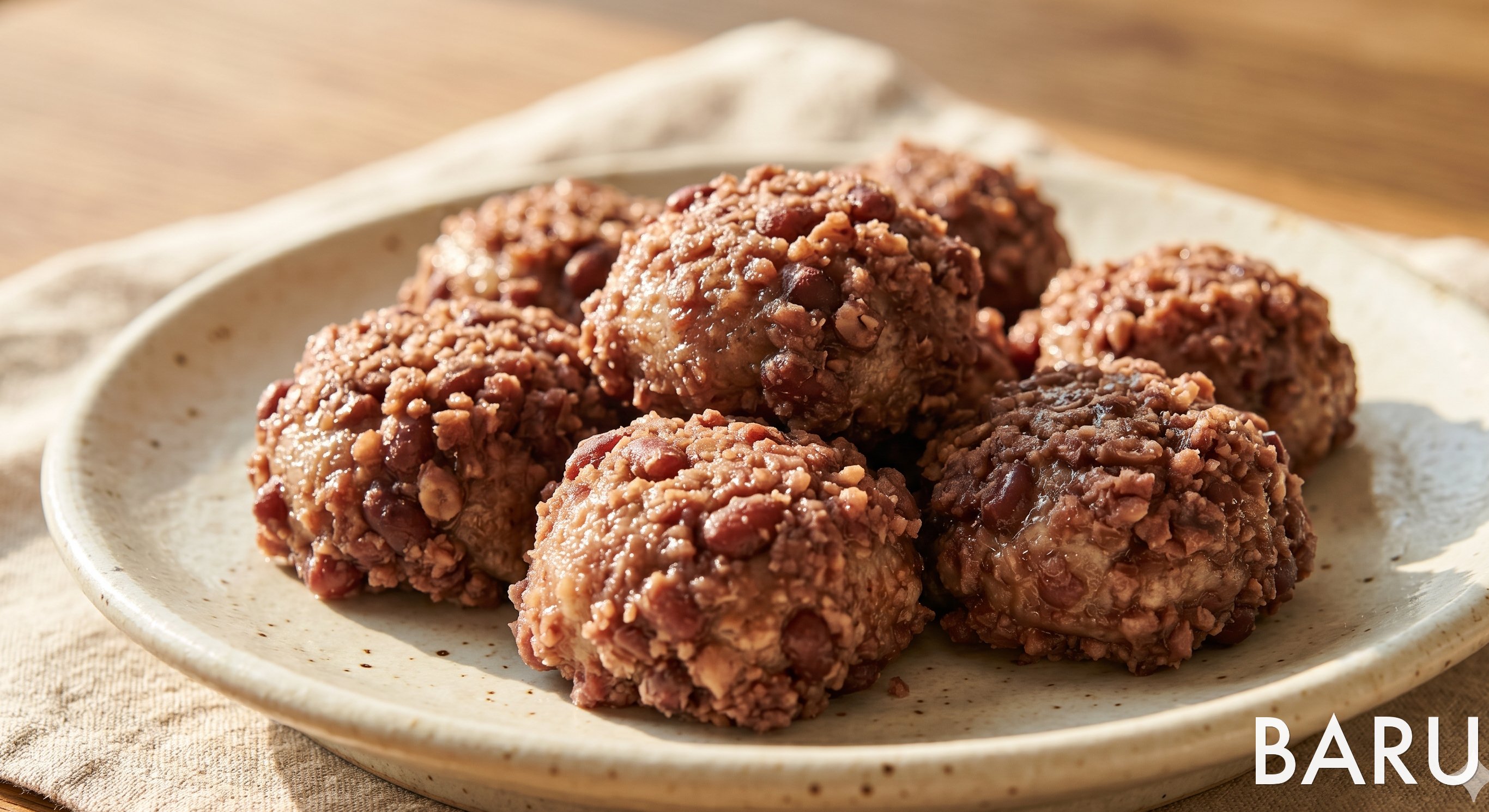 Susupattteok (Sorghum & Red Bean Rice Cake) (수수팥떡)