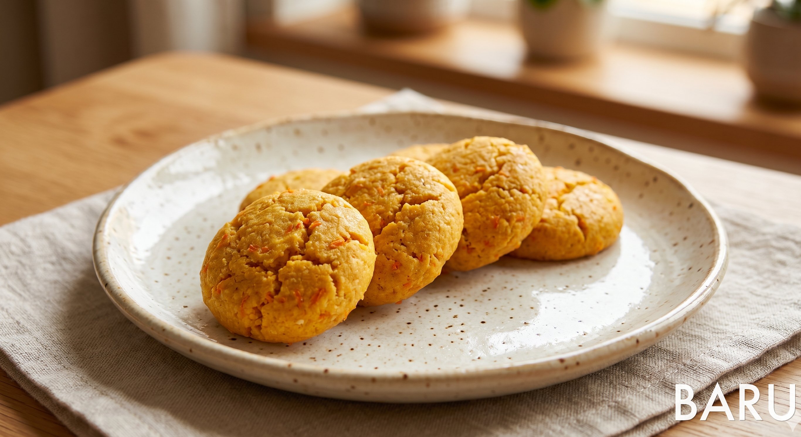 Gluten-Free Carrot Biscuits (당근 비스킷)