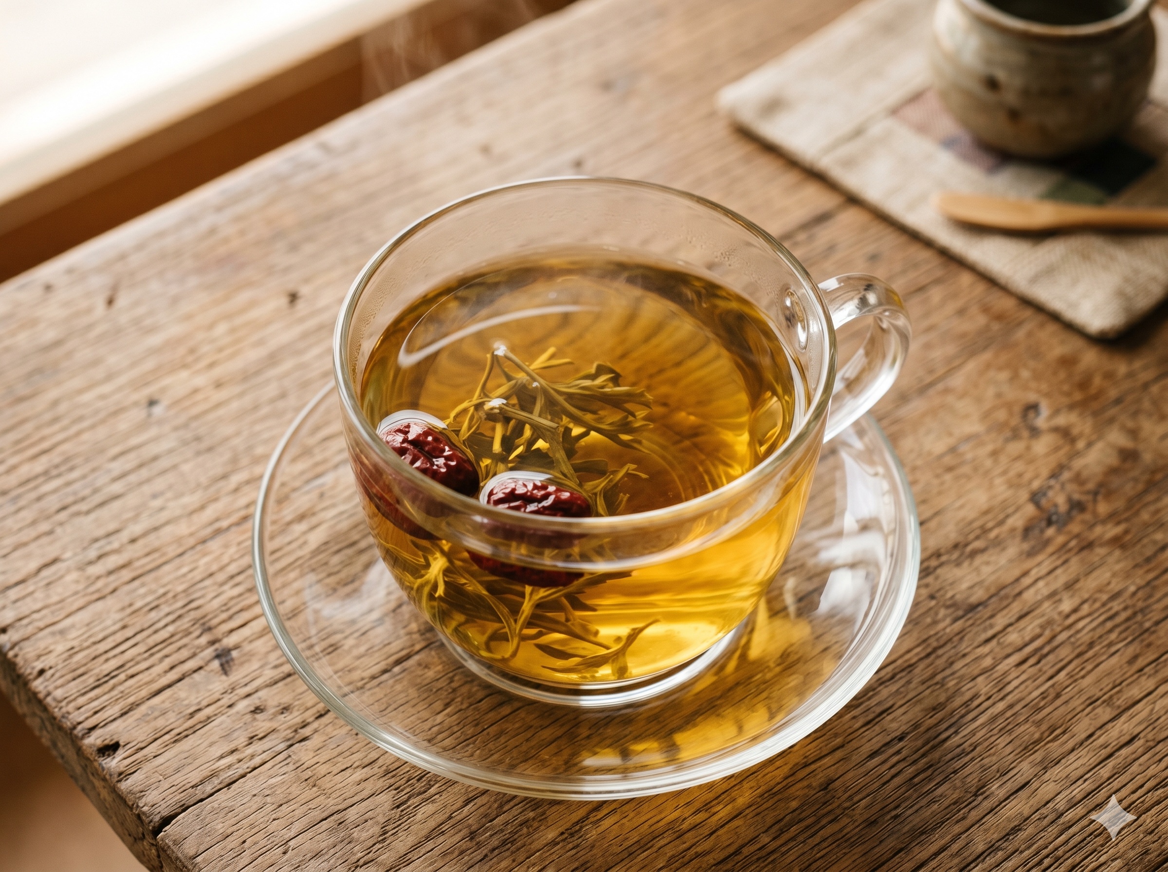 Ssuk-cha (Mugwort Tea) (쑥차)