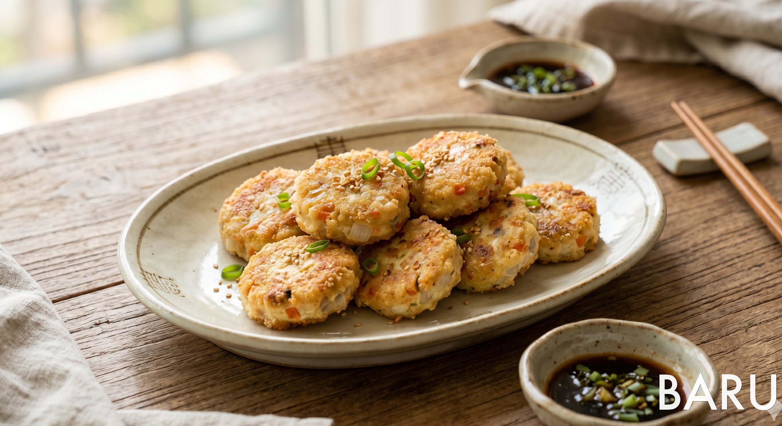 Tofu Donggeurangtaeng (Fried Tofu Patties) (두부 동그랑땡)