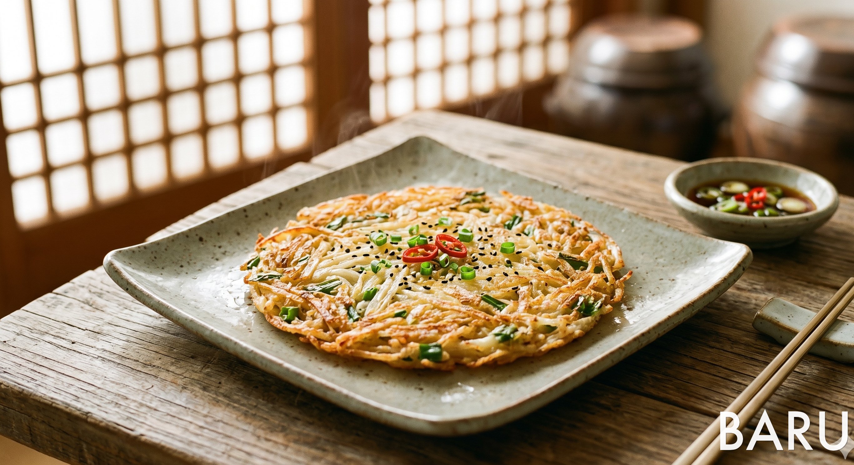 Crispy Shredded Radish Jeon (가을 무채전)
