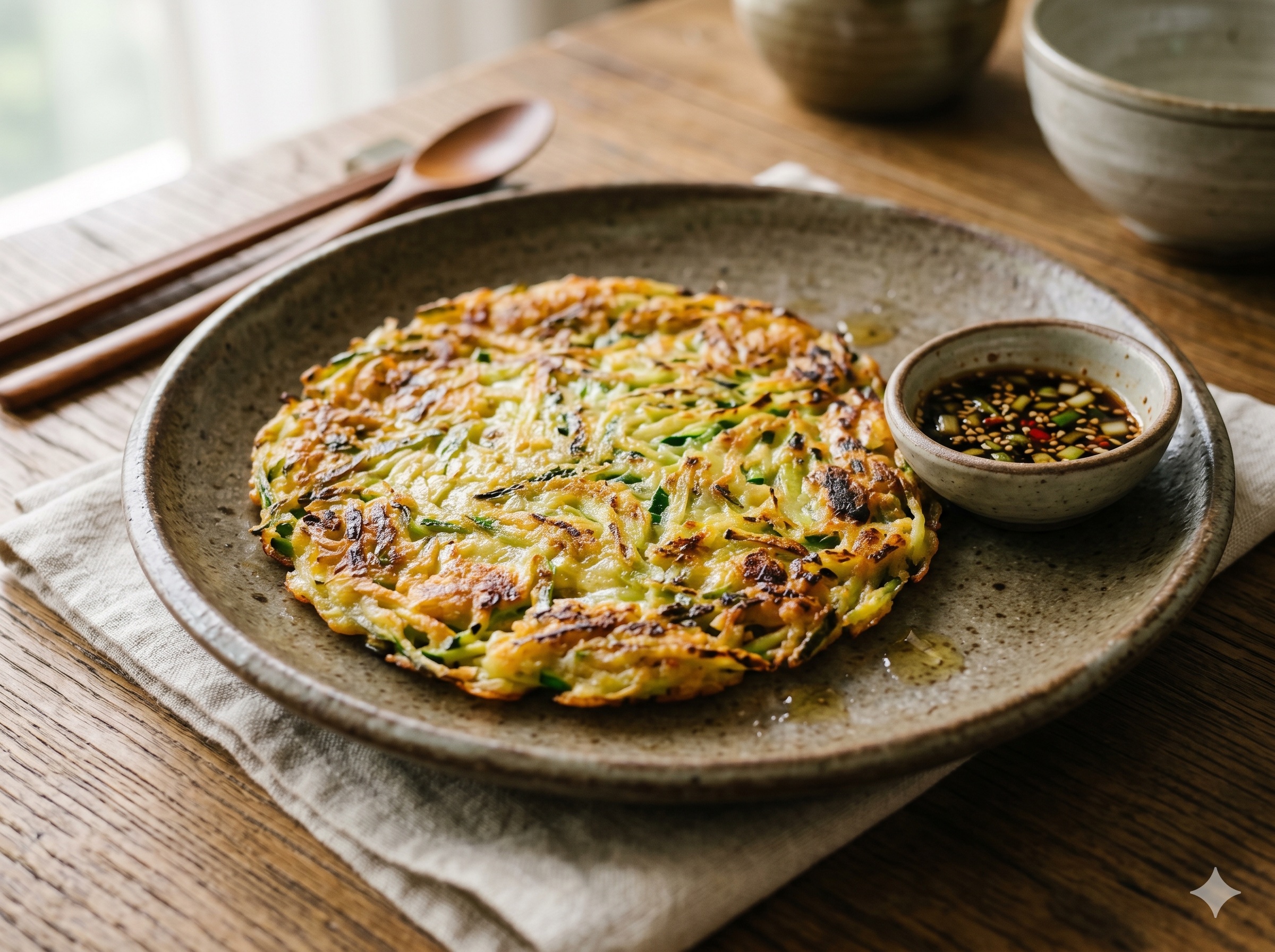 Pan-fried Zucchini Pancake (애호박전)