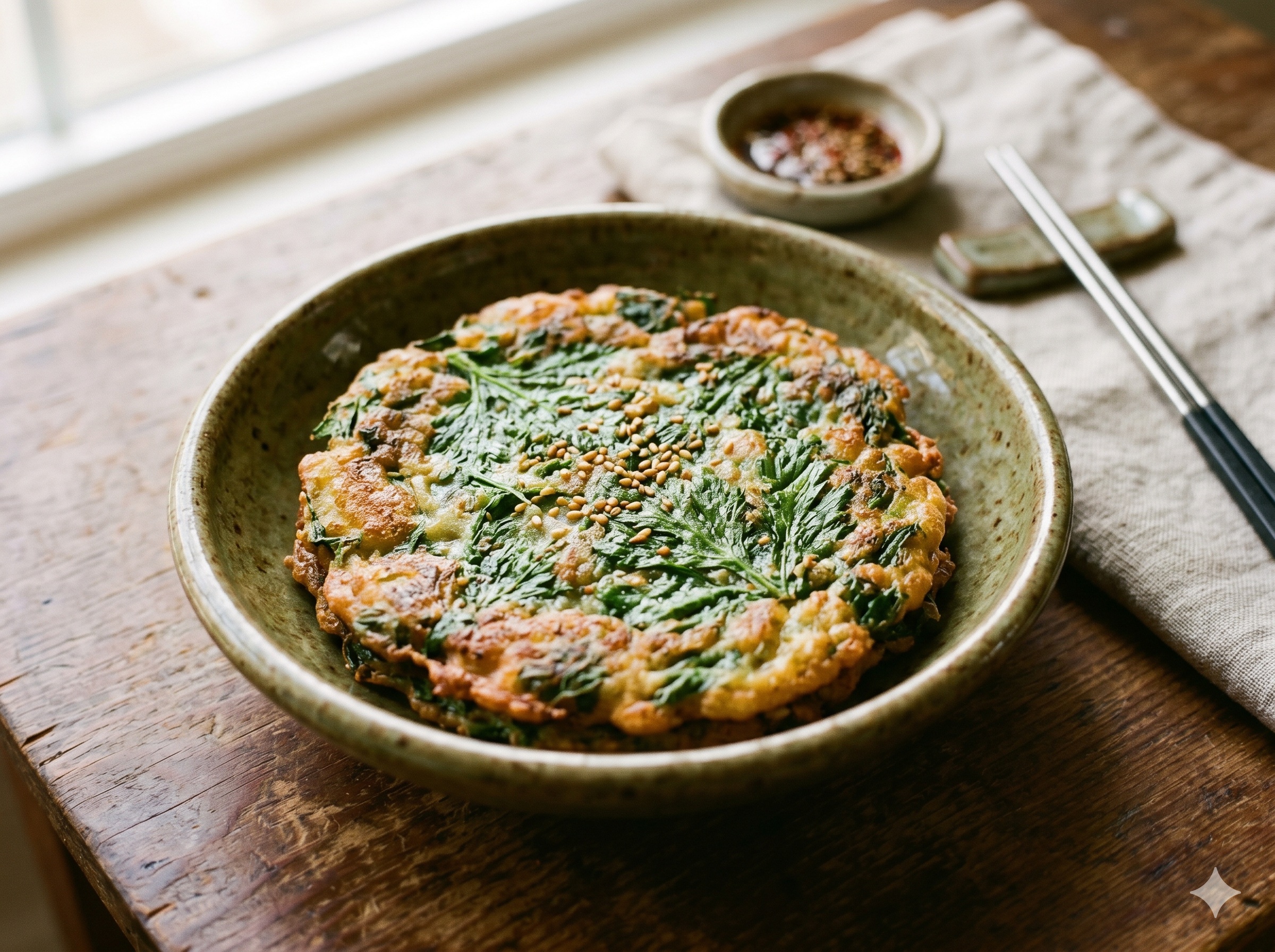 Mugwort Pancake (쑥 전)