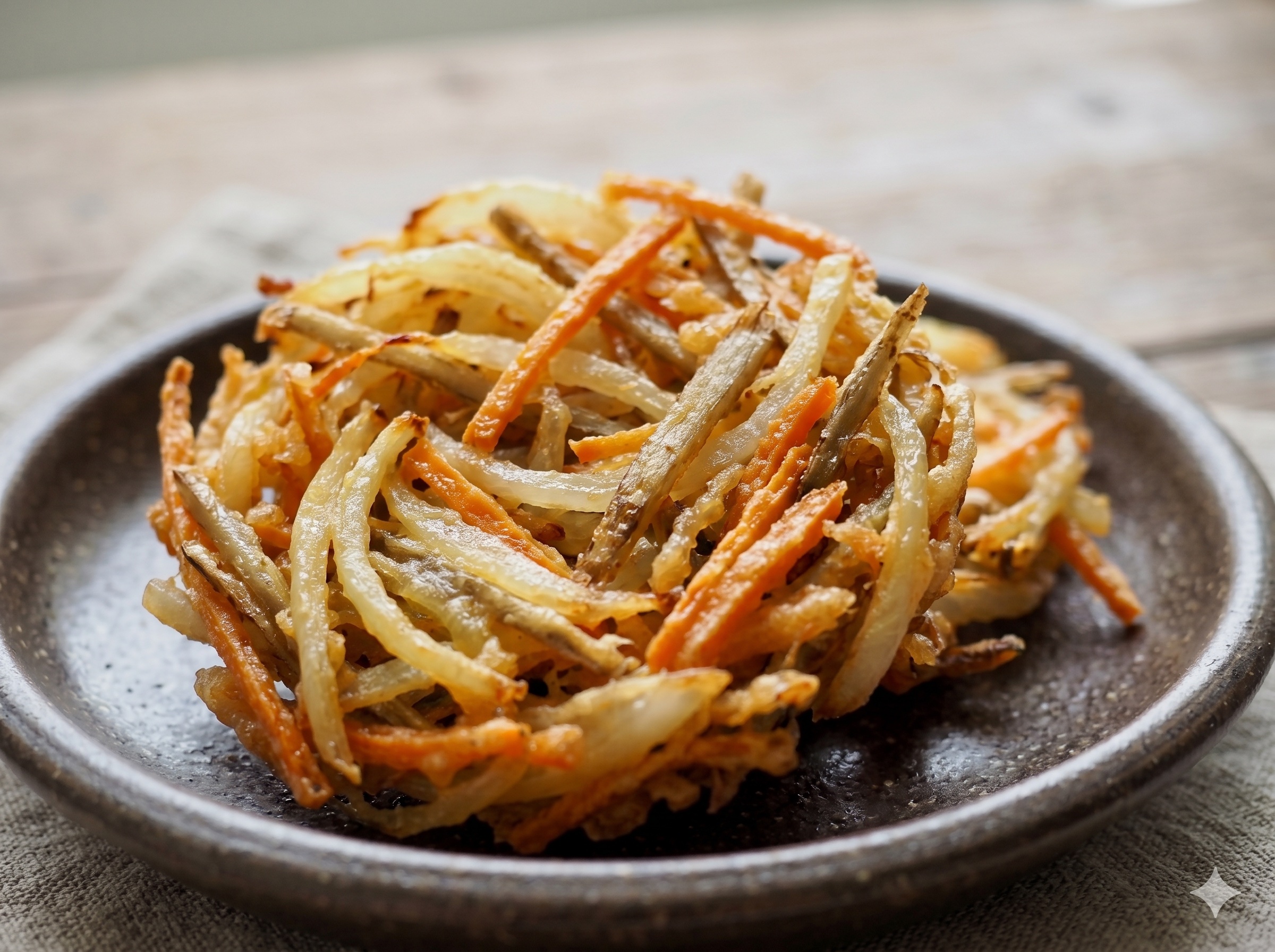 Mixed Vegetable Fritter (카키아게)