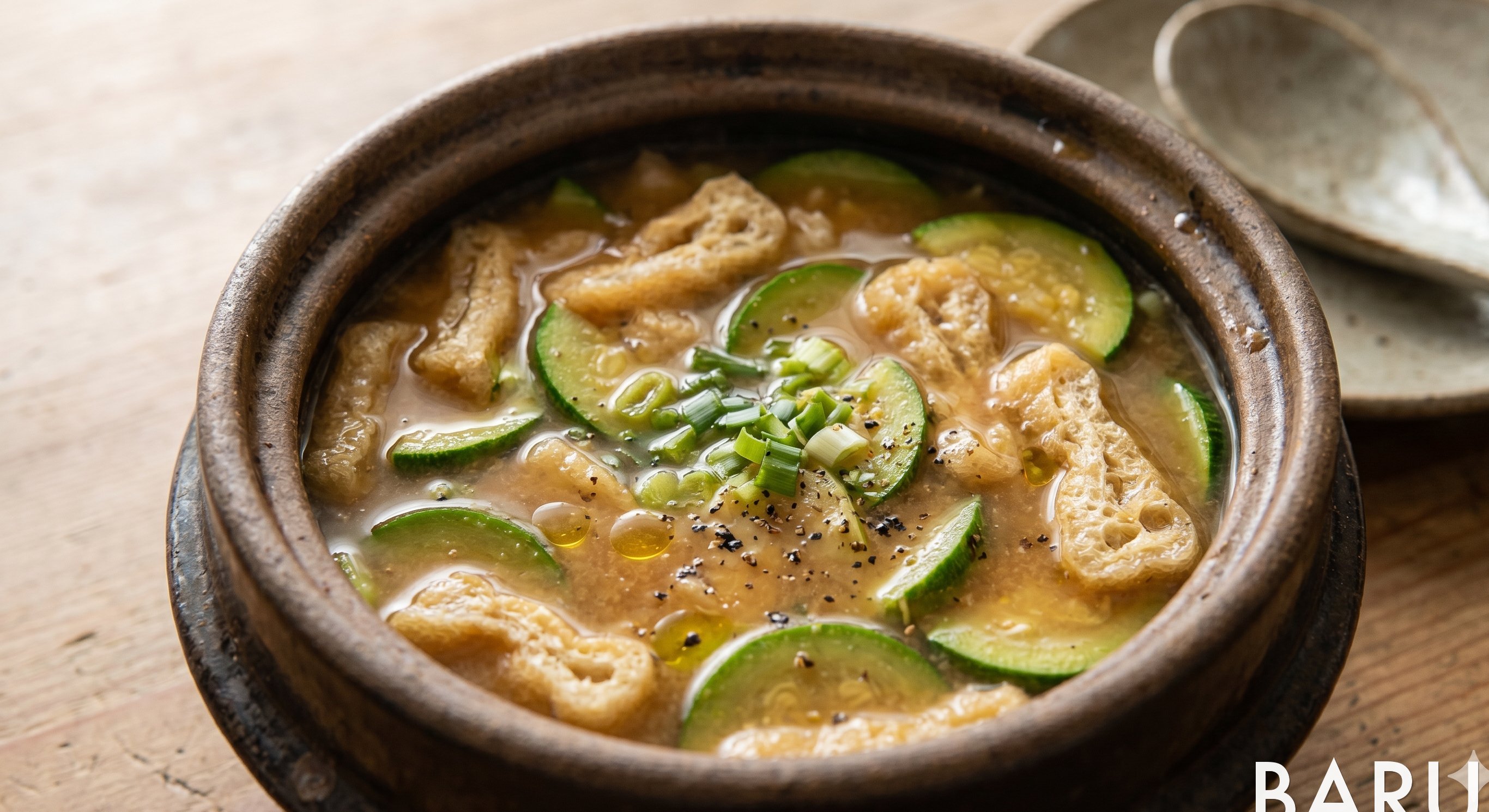 Zucchini Miso Soup (주키니 된장국)