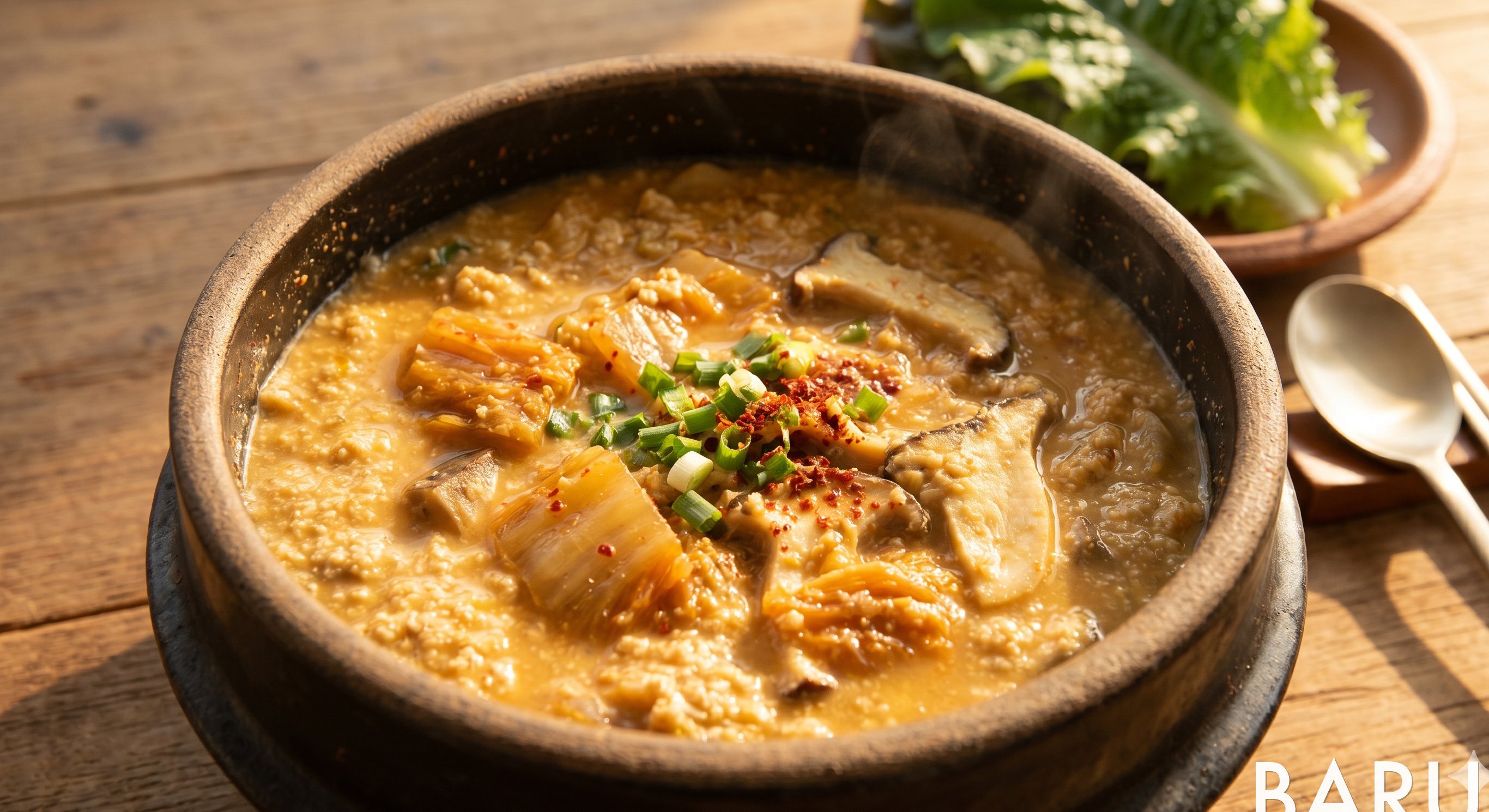 Homemade Soybean Pulp Stew (구수한 별미 콩비지찌개)