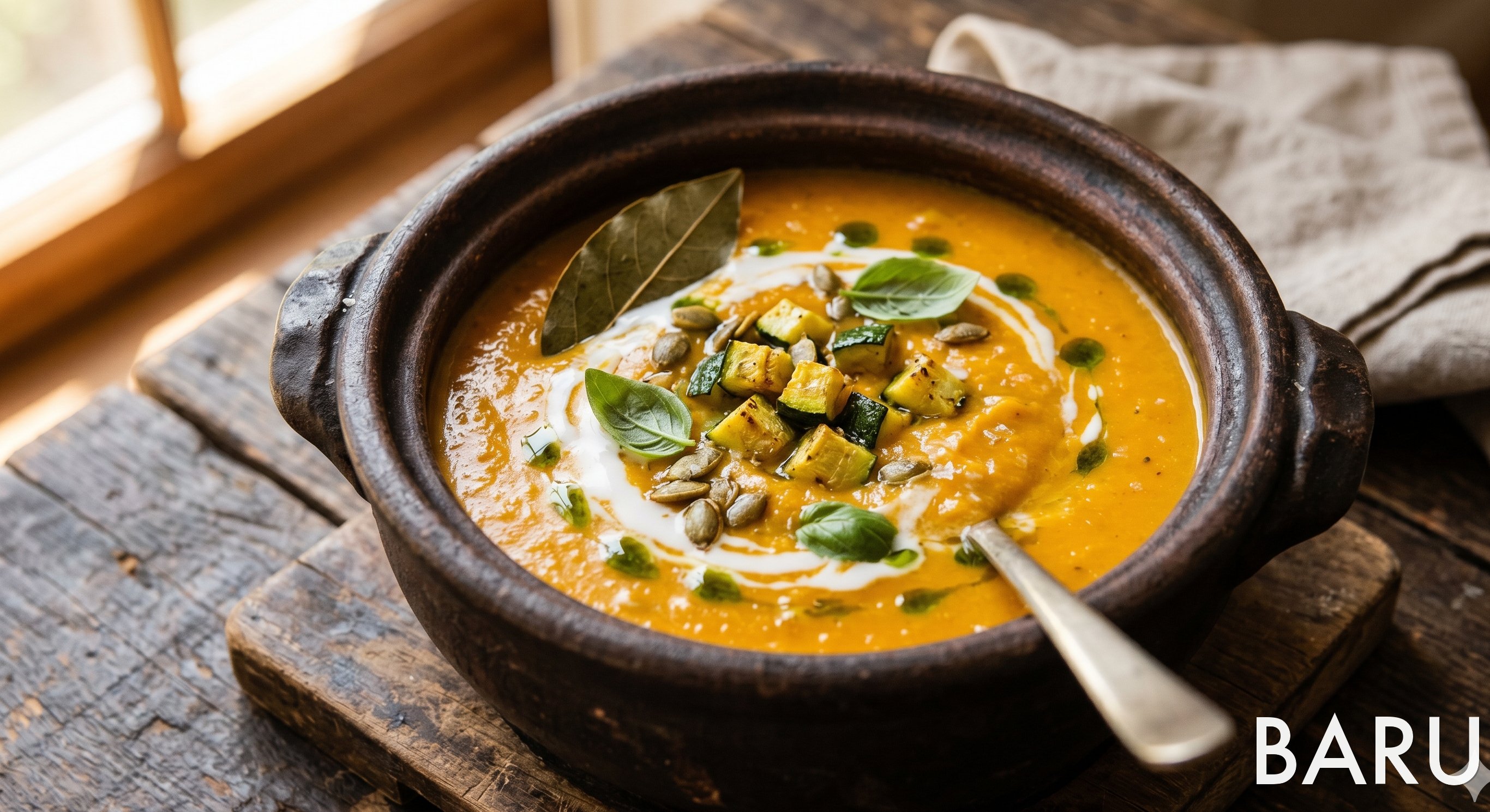 Butternut Squash Soup (땅콩호박 스프)