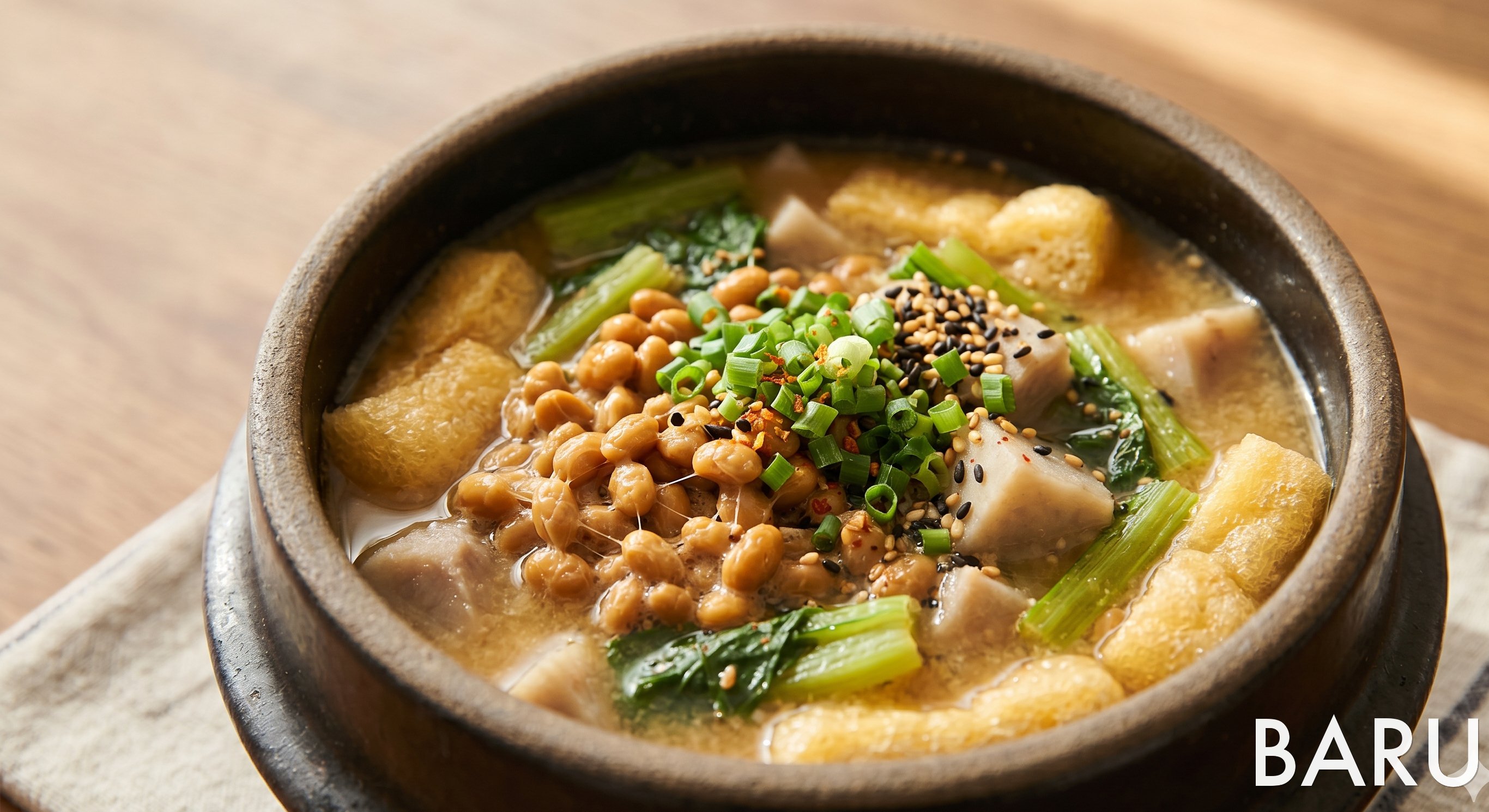 Fermented Soybean Soup (낫토 된장국)