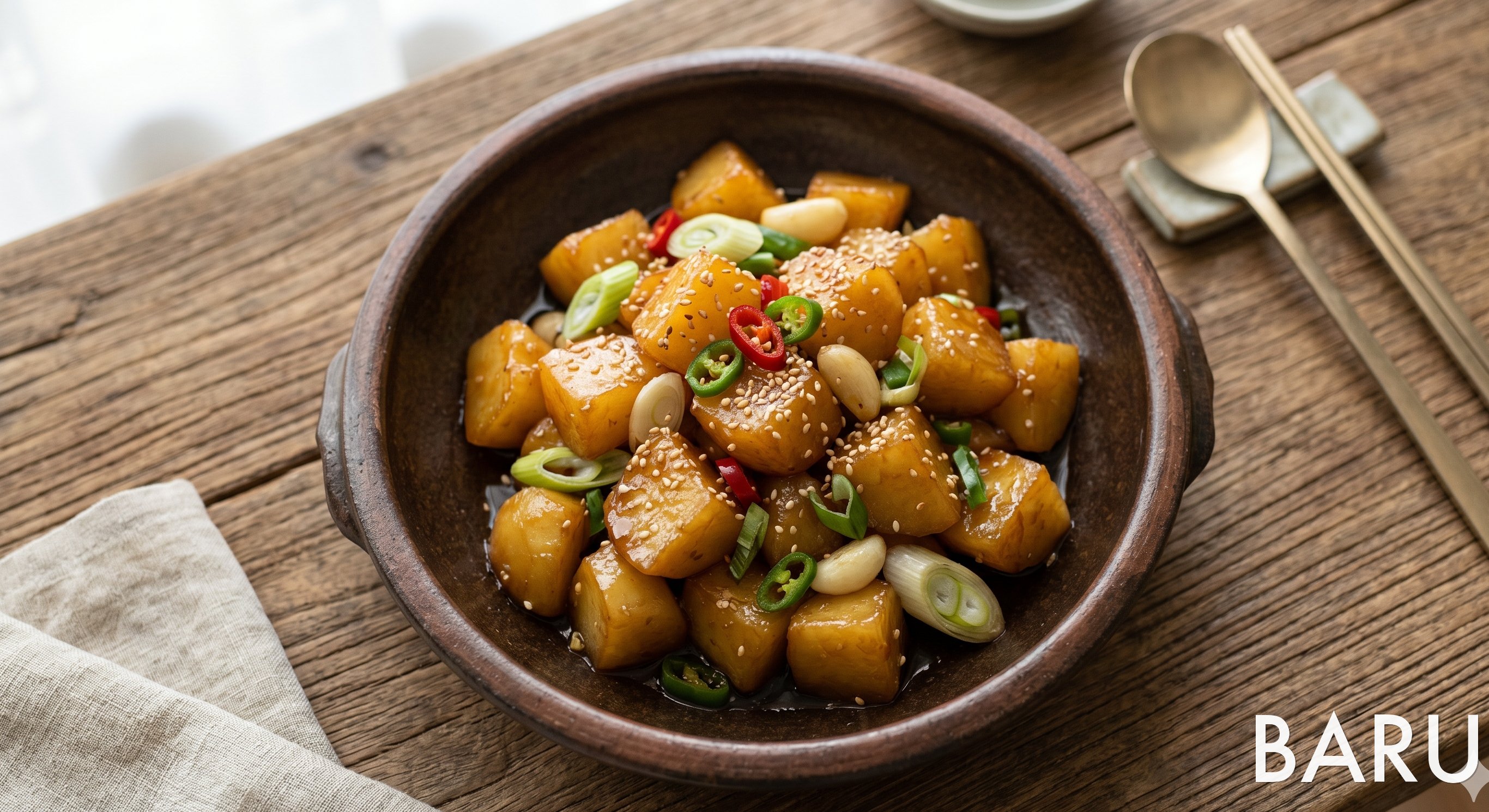Soy-braised Potatoes (감자조림)