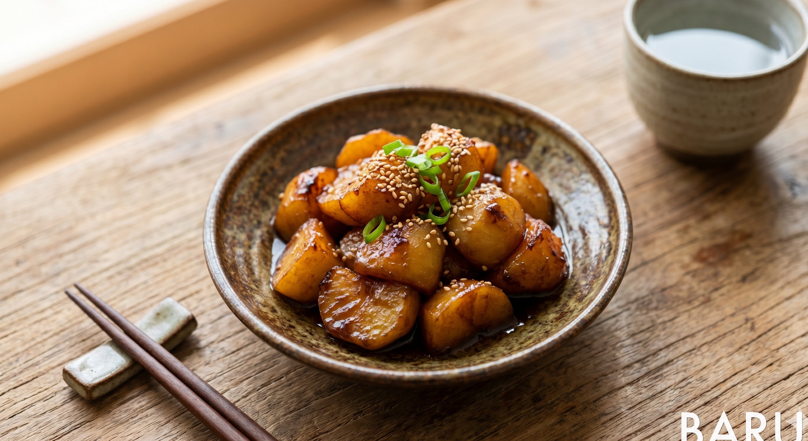 Braised Potatoes in Sweet Soy Glaze (매일 먹는 감자조림)