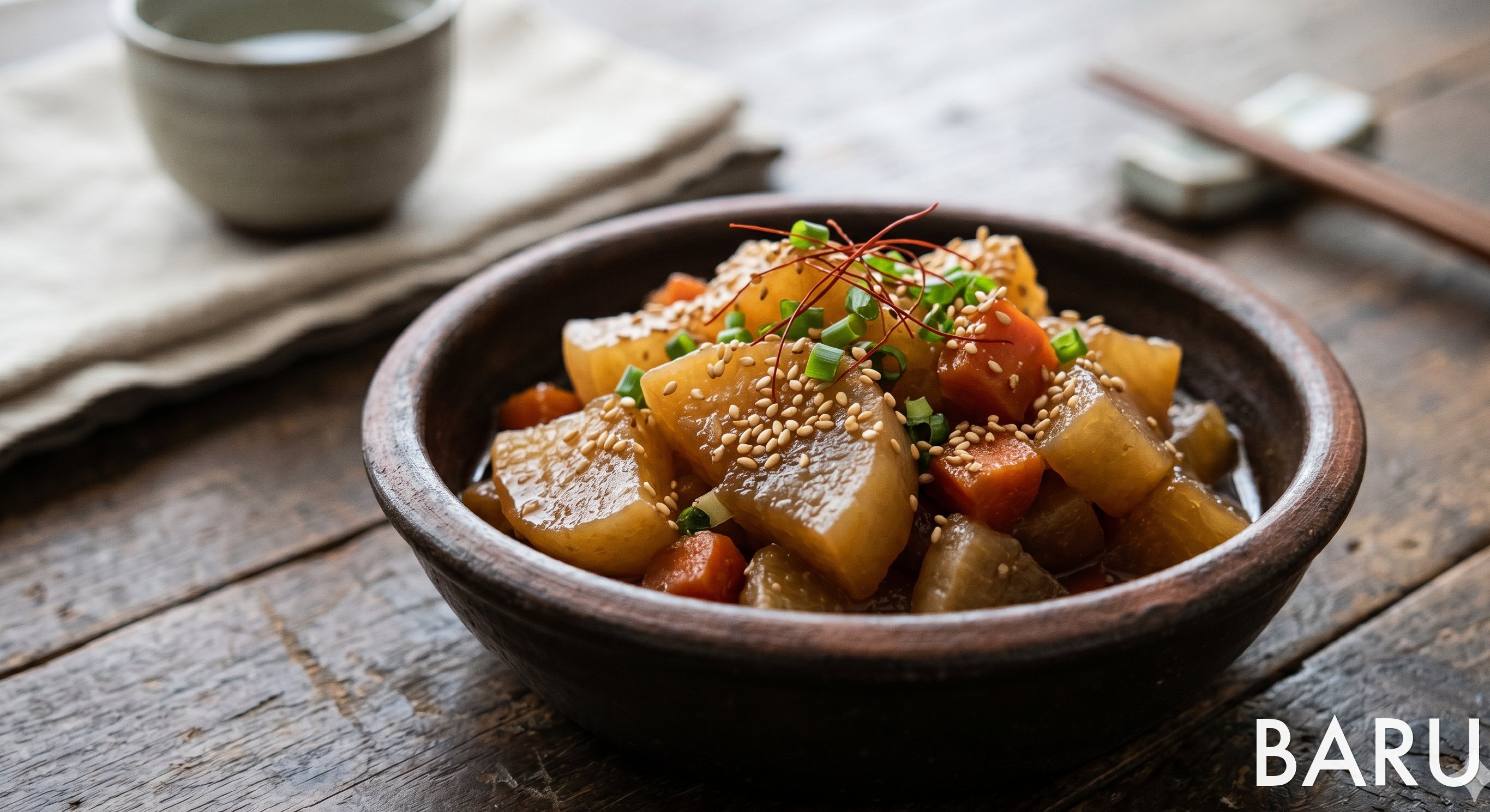 Temple-style Braised Radish (무왁저지)