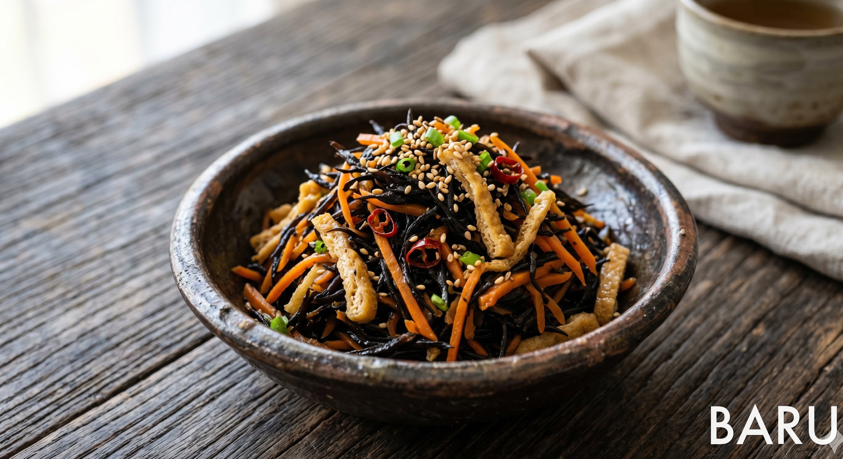 Quick Stir-Fried Hijiki Seaweed Kinpira (톳 킨피라)
