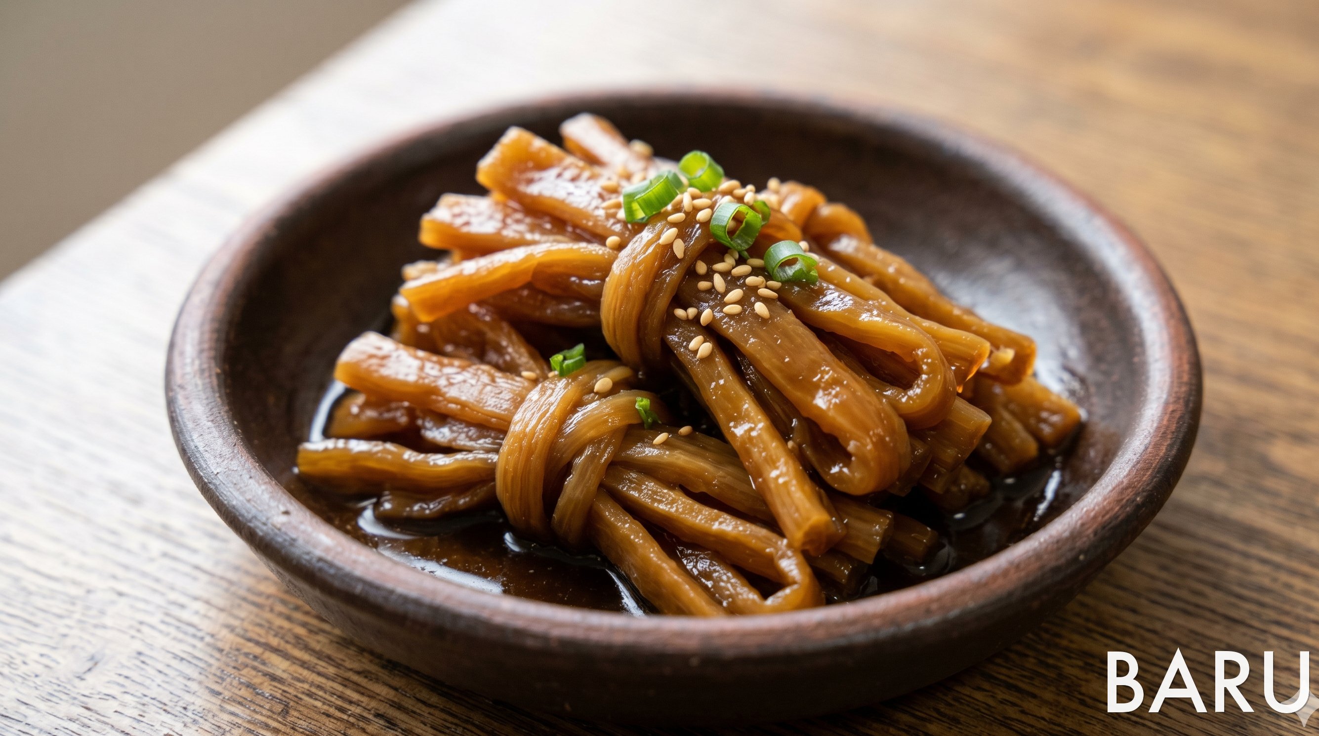 Simmered Dried Gourd Strips (박고지 조림)