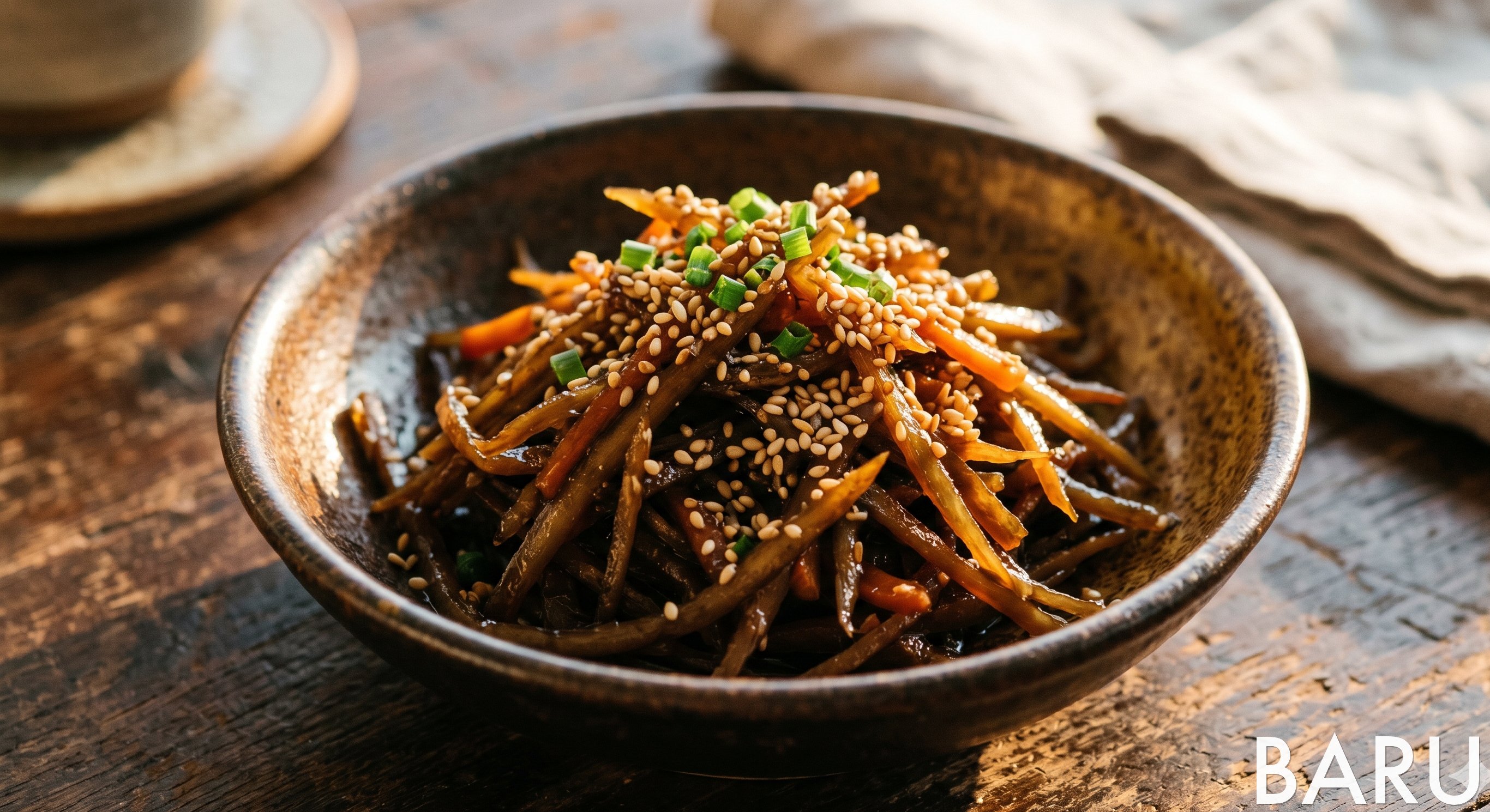 Sweet Soy-Braised Burdock Root (Kinpira Gobo) (킨피라 우엉)